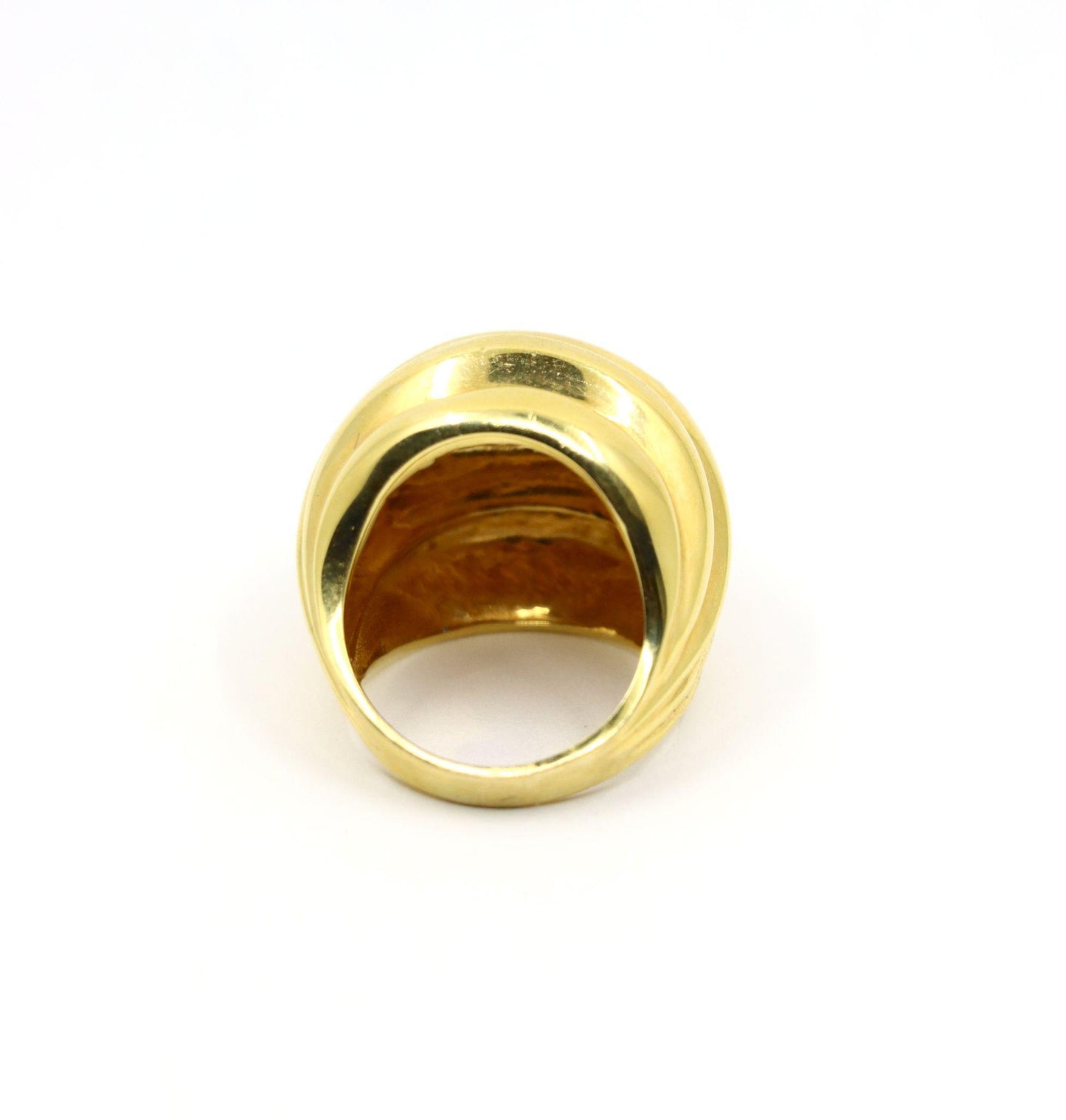 Vintage 18K Gold Wave Ring