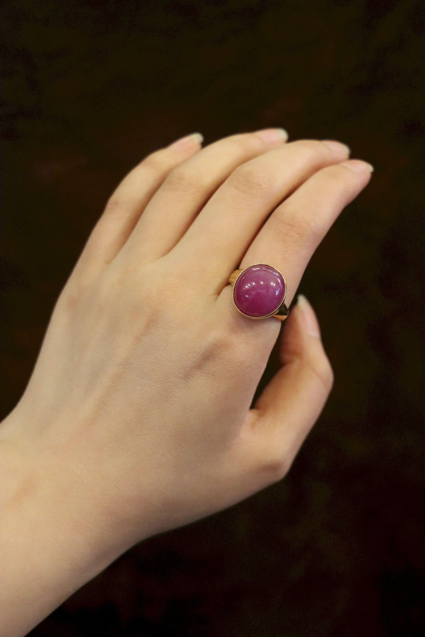 Vintage 14K Gold Ruby Ring