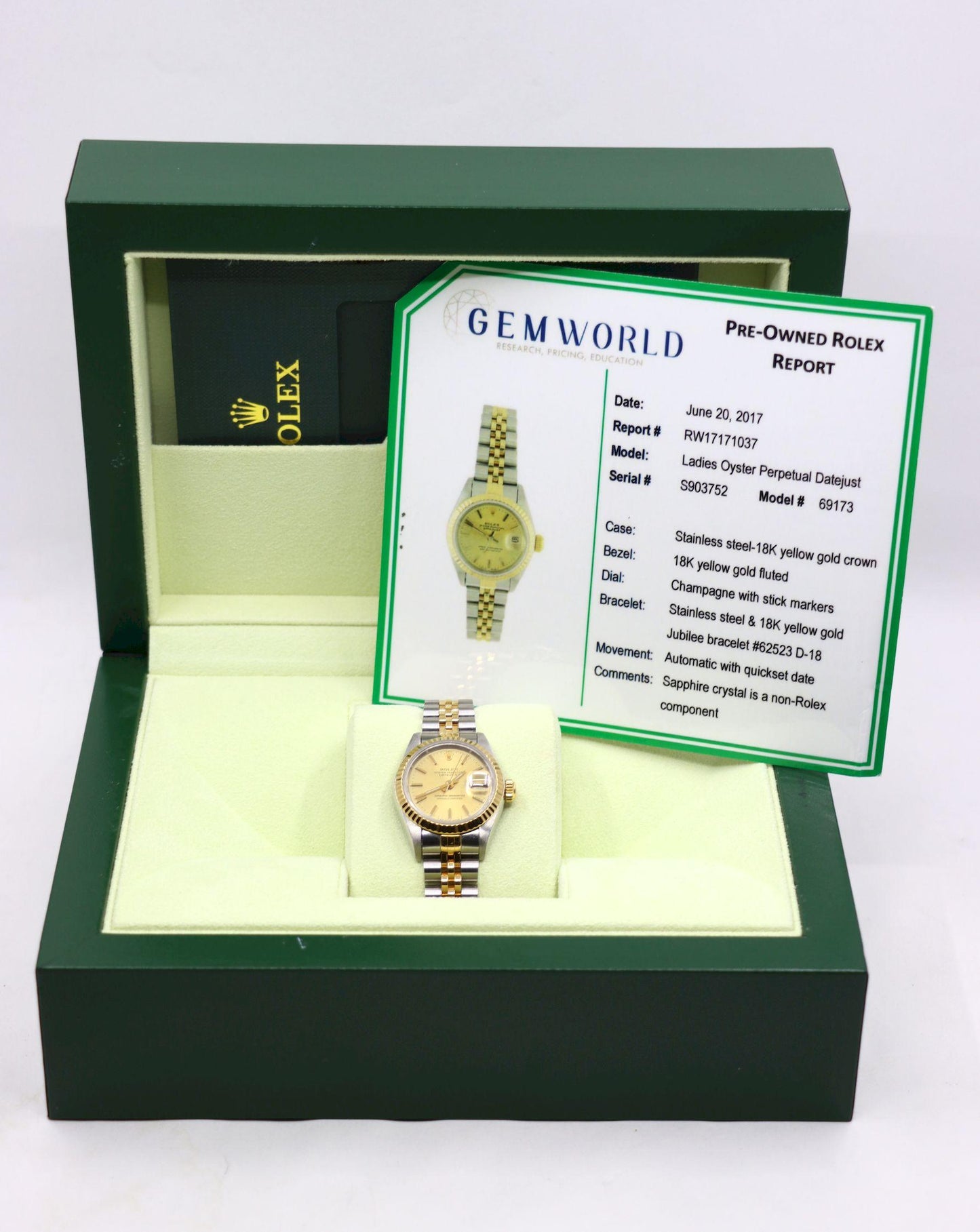 A Pair of Rolex 18K Gold Oyster Perpetual Datejust Gent's & Ladies Watch