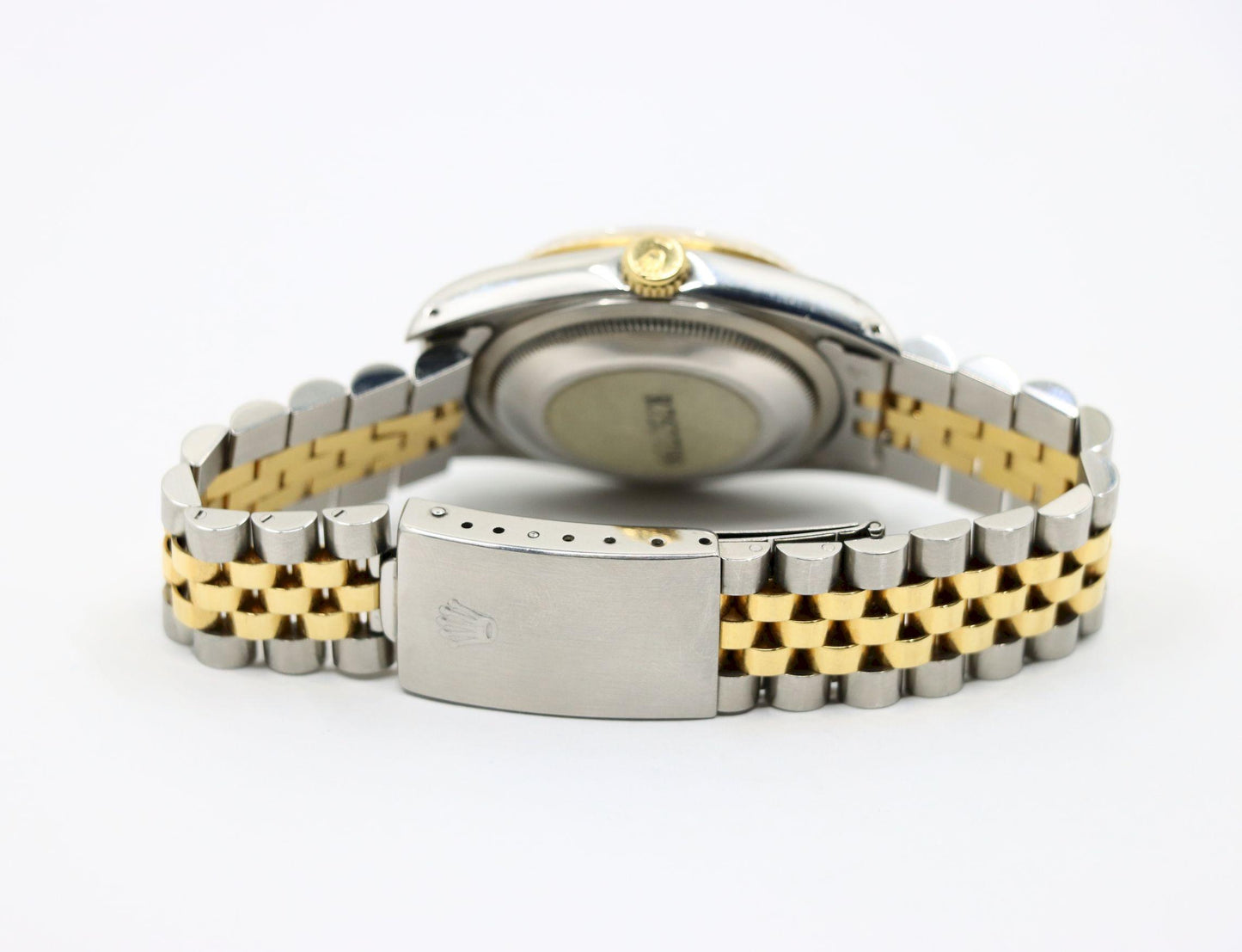 A Pair of Rolex 18K Gold Oyster Perpetual Datejust Gent's & Ladies Watch