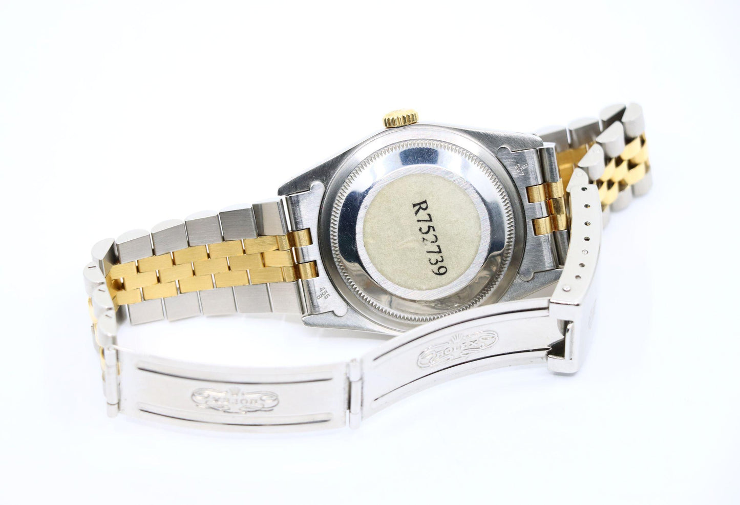 A Pair of Rolex 18K Gold Oyster Perpetual Datejust Gent's & Ladies Watch