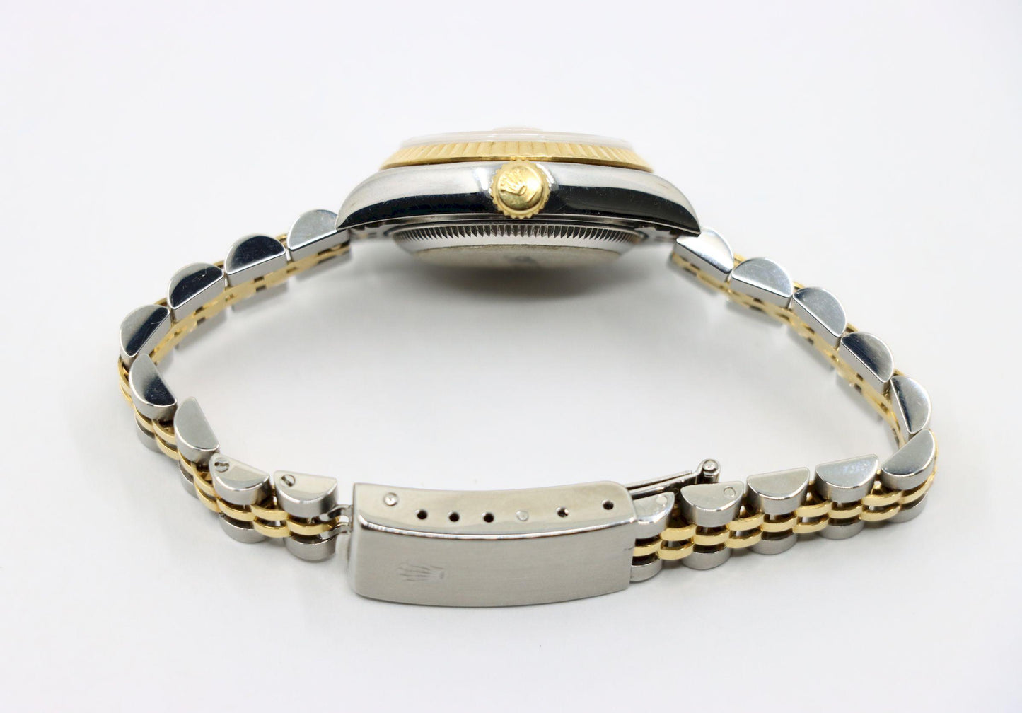A Pair of Rolex 18K Gold Oyster Perpetual Datejust Gent's & Ladies Watch
