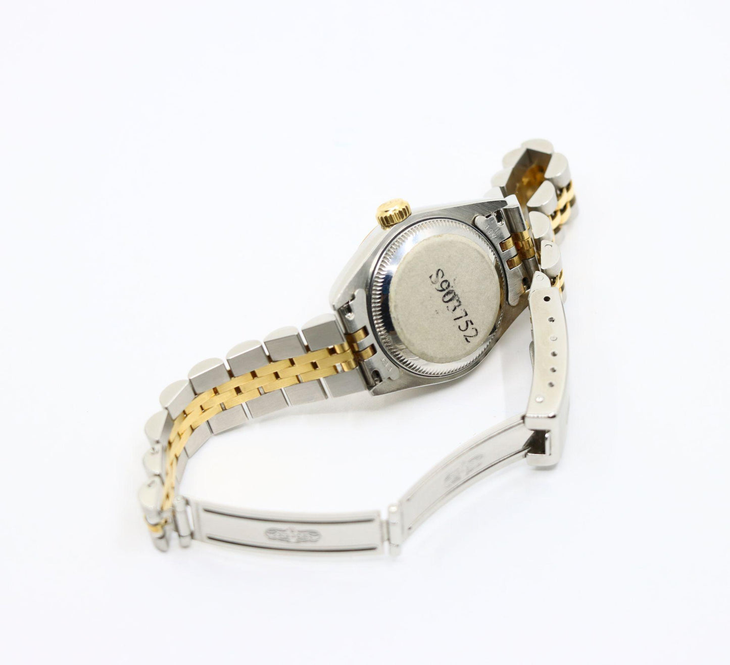 A Pair of Rolex 18K Gold Oyster Perpetual Datejust Gent's & Ladies Watch