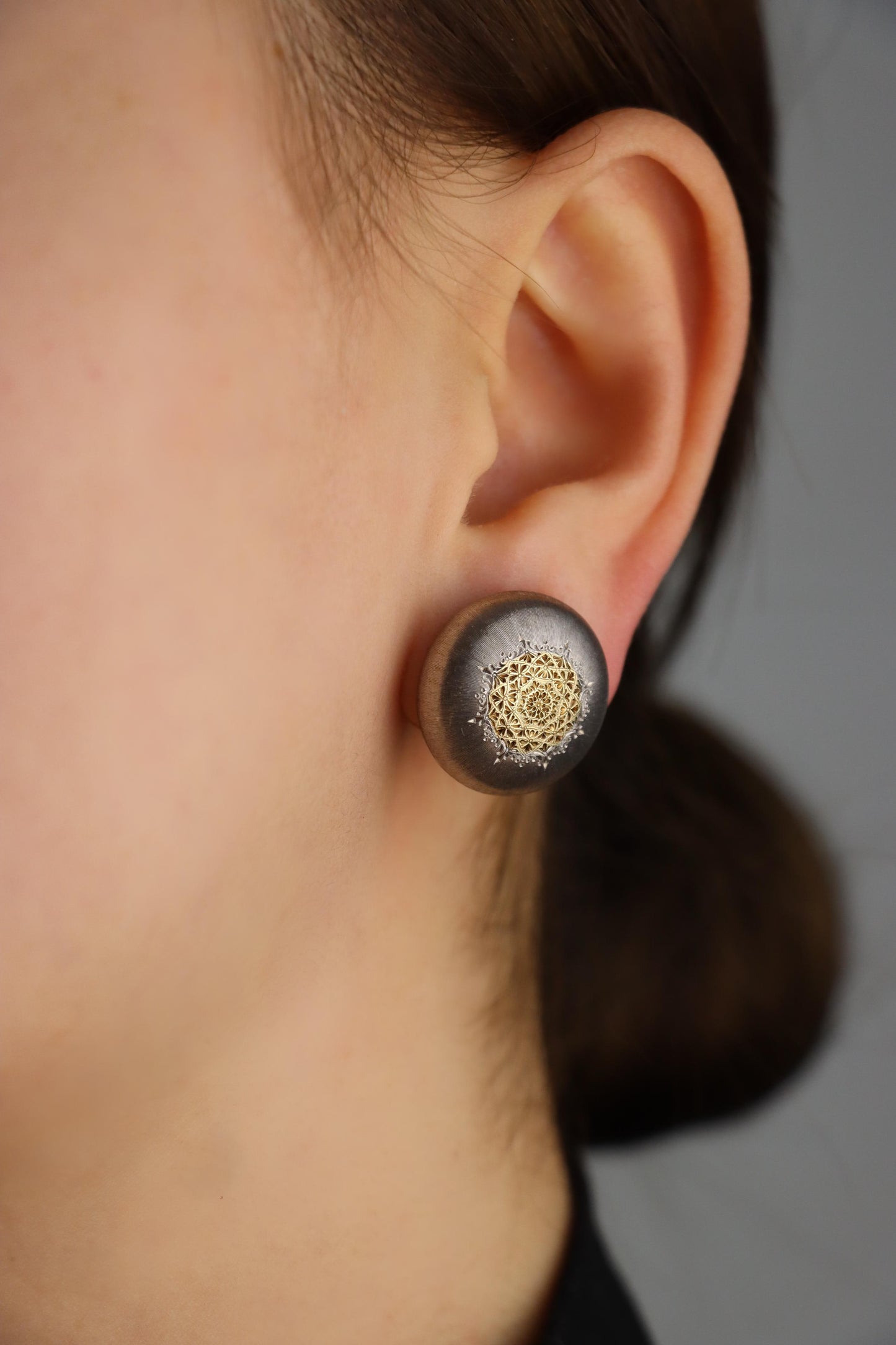 Mario Buccellati Geminato 18K Gold & Silver Earrings