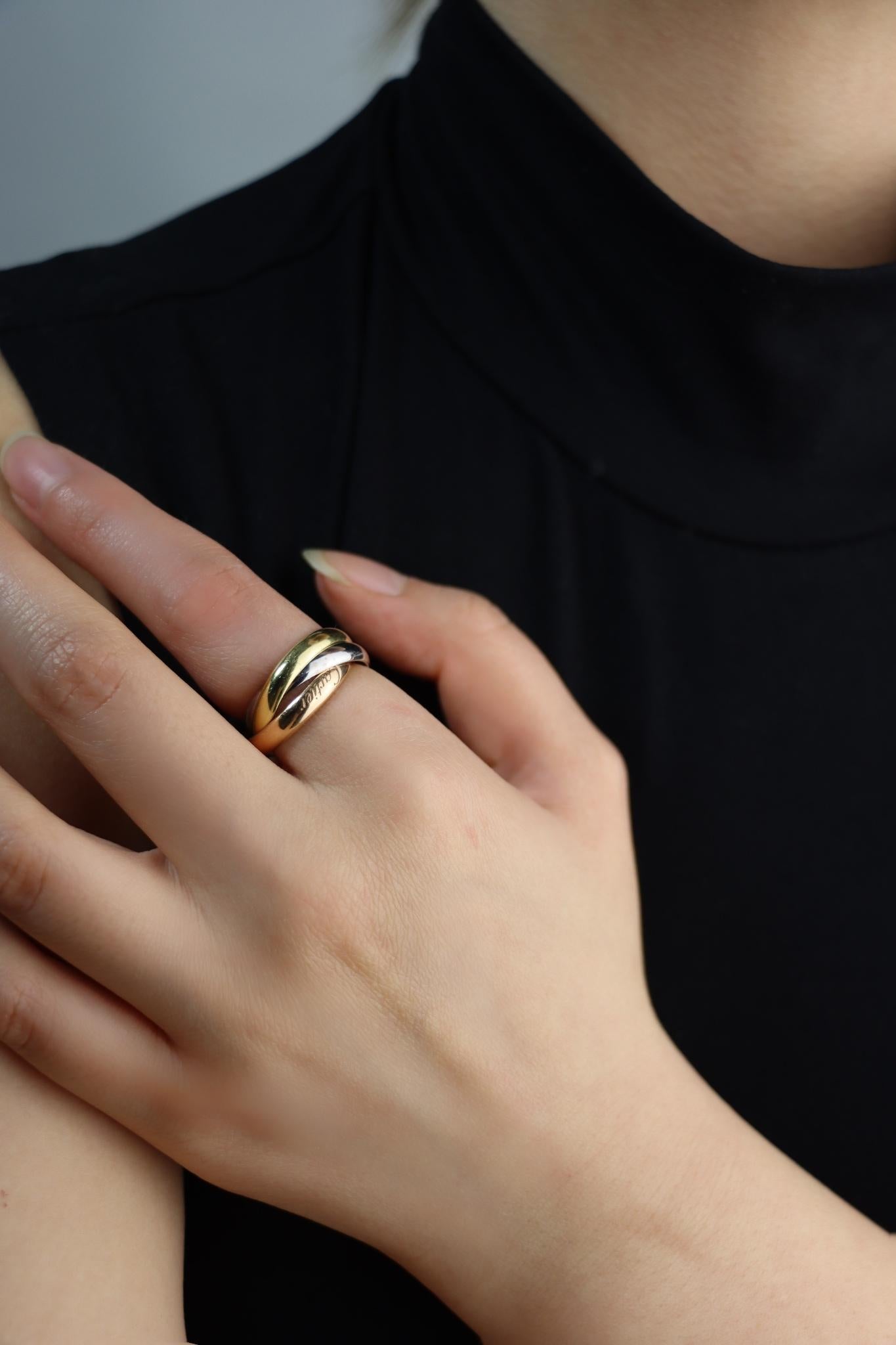 Cartier 18K Gold Trinity Ring