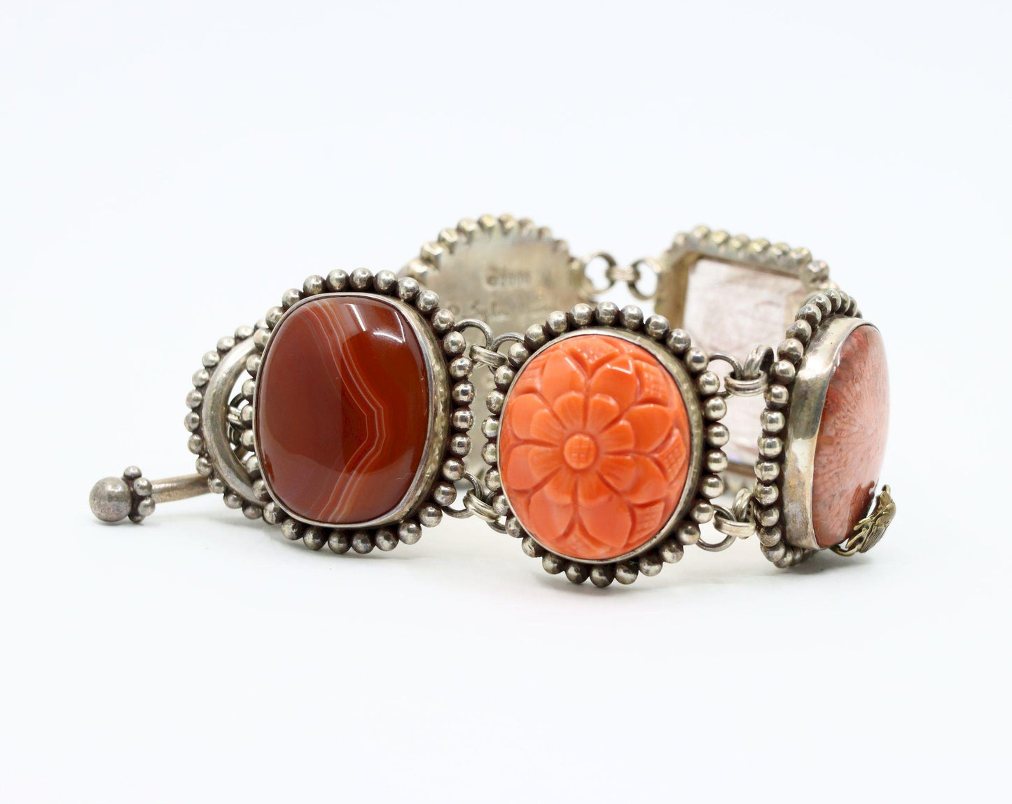 Stephen Dweck Sterling Multistone Station Bracelet