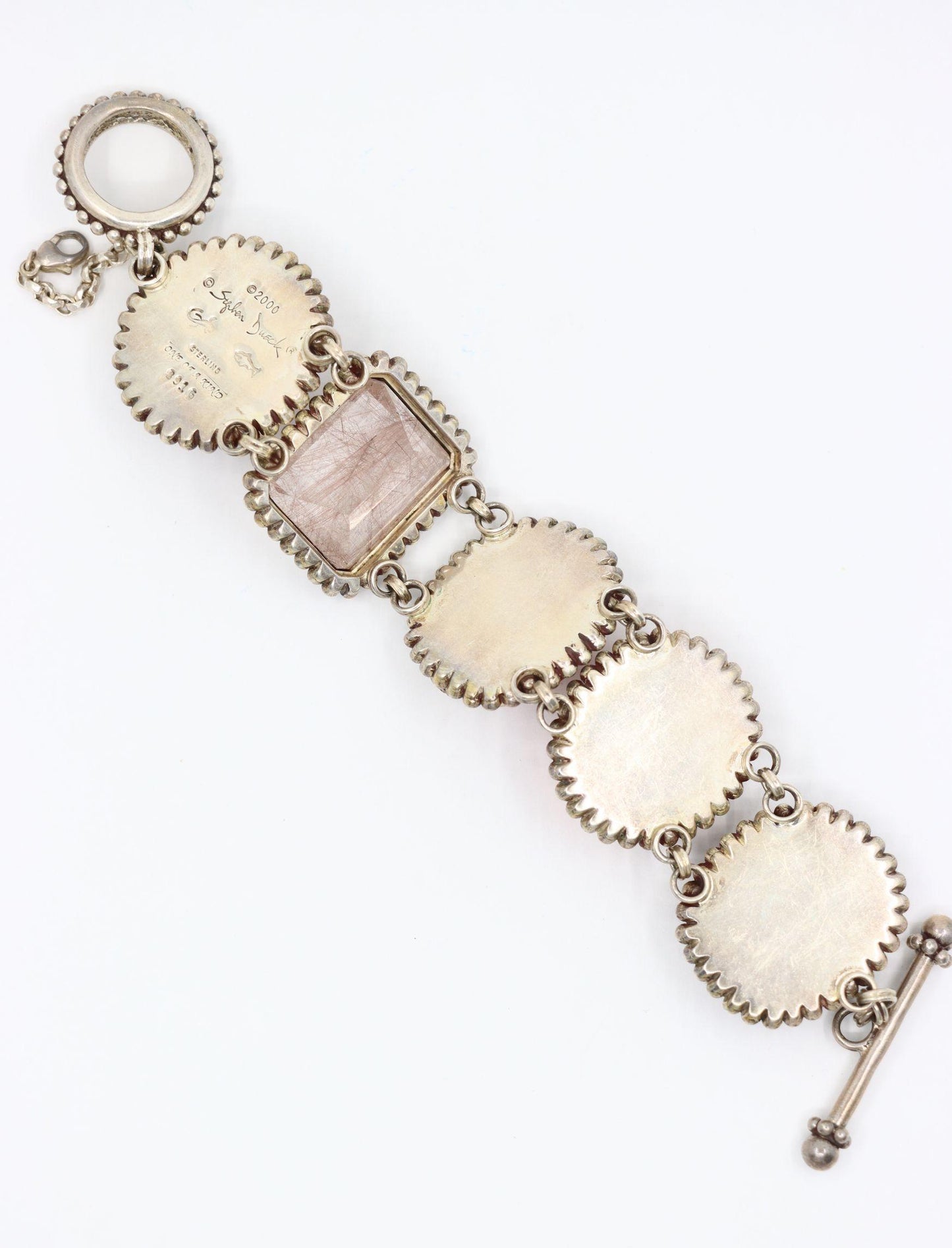 Stephen Dweck Sterling Multistone Station Bracelet
