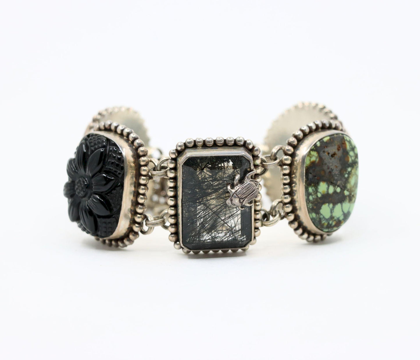Stephen Dweck Sterling Multistone Station Bracelet
