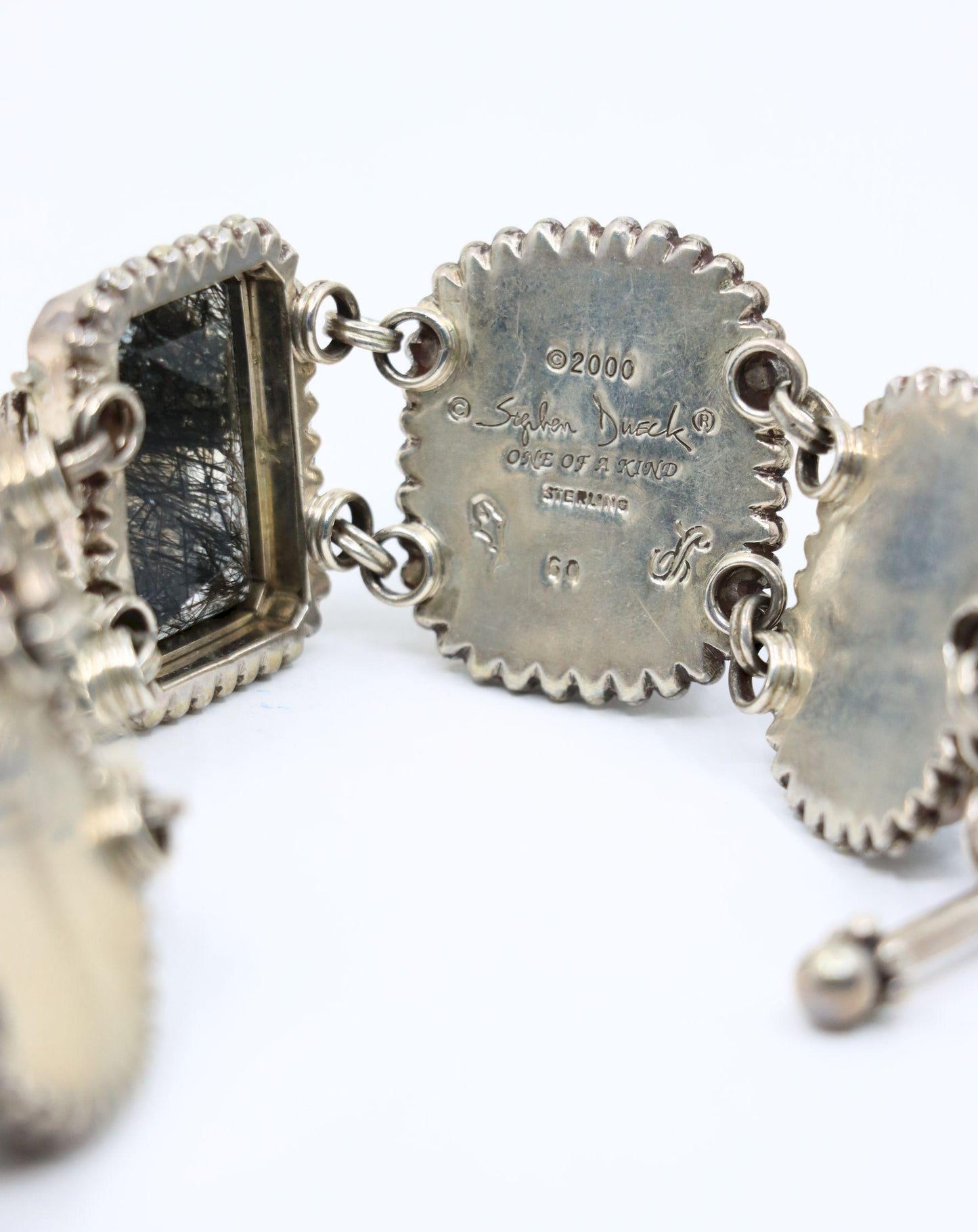 Stephen Dweck Sterling Multistone Station Bracelet
