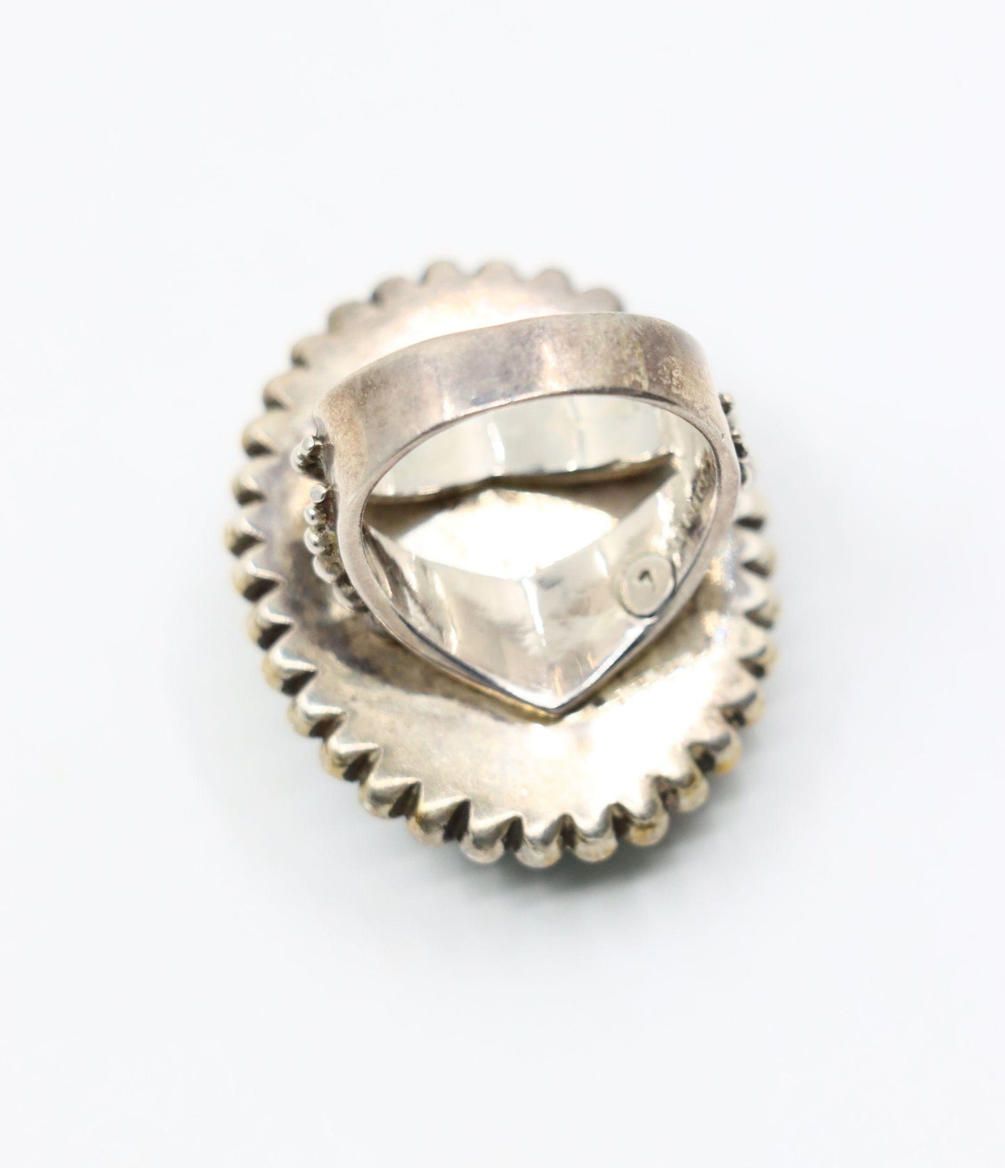 Stephen Dweck Sterling Gemstone Adam Beetle Ring