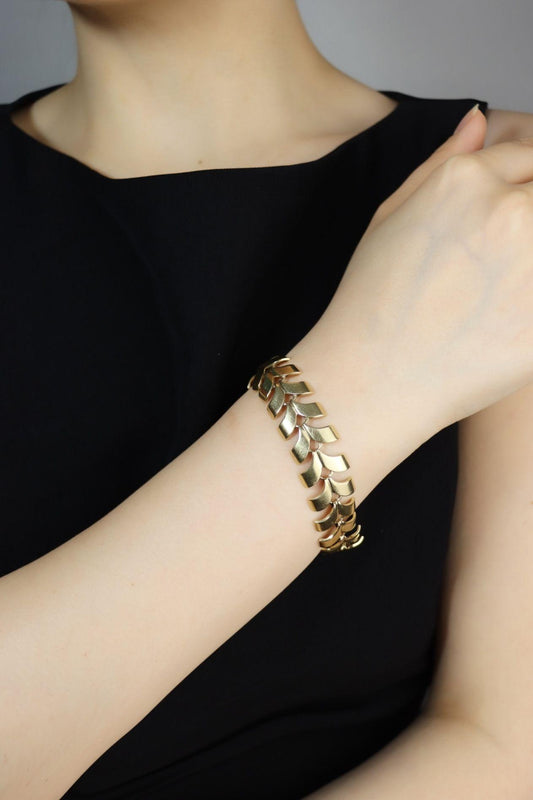 Tiffany & Co. 14K Gold Link Bracelet