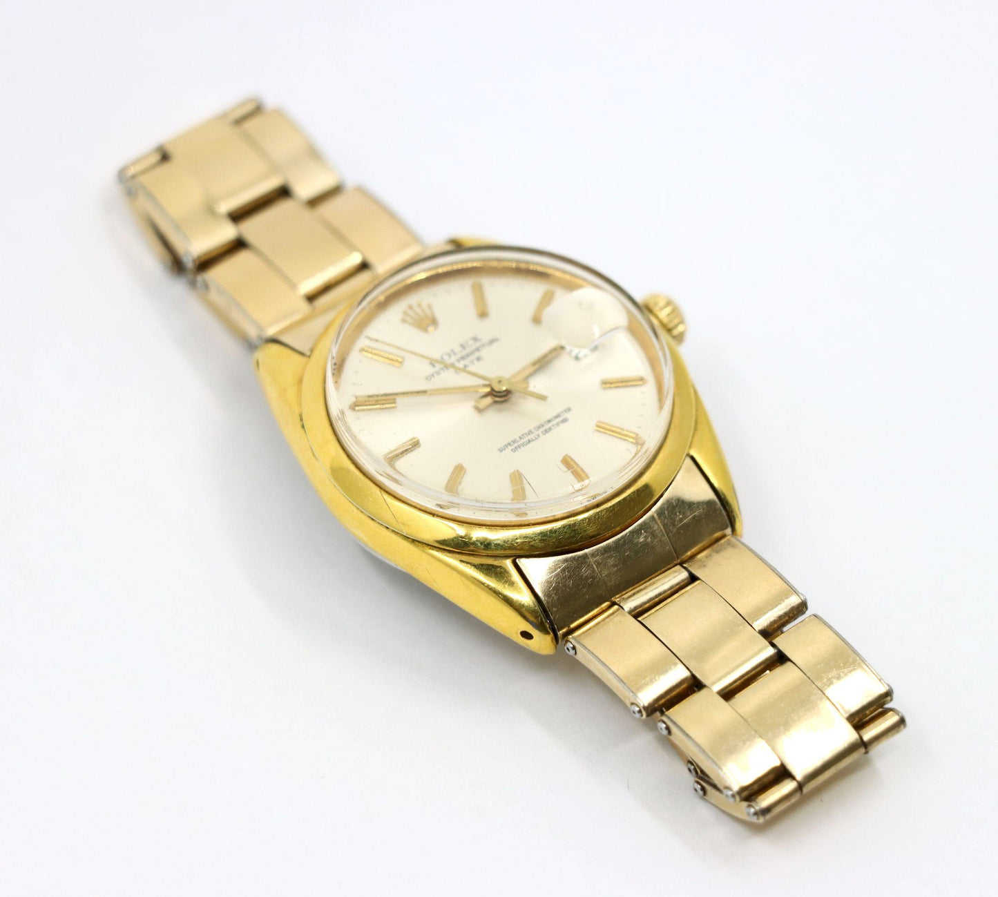 Rolex 14K Gold Filled Oyster Perpetual Datejust Watch