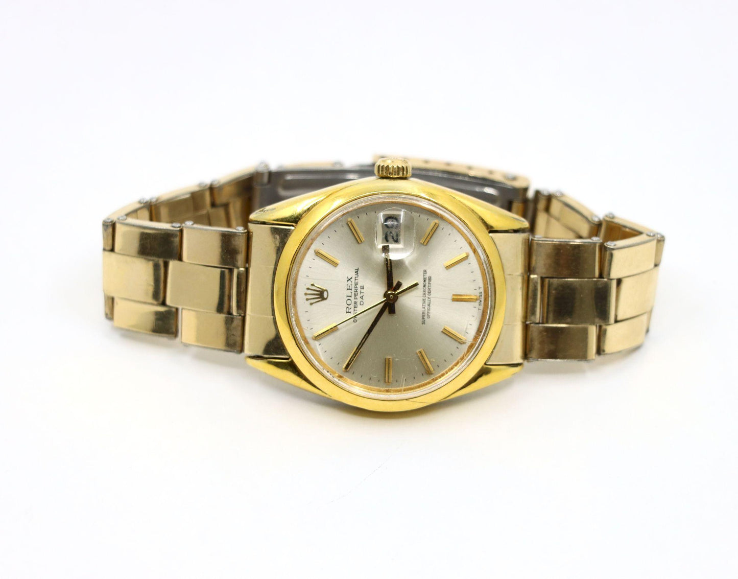 Rolex 14K Gold Filled Oyster Perpetual Datejust Watch