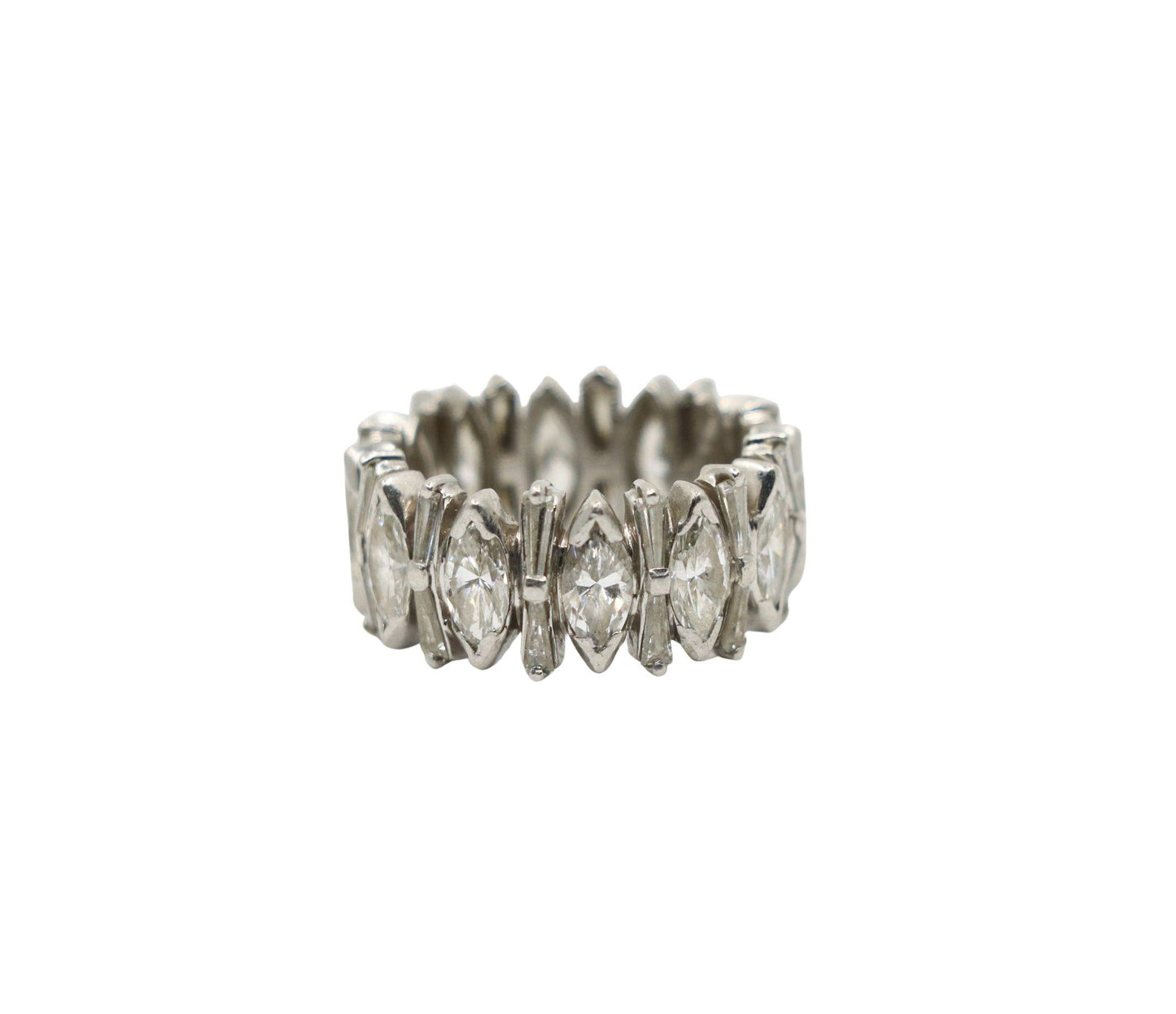 Platinum Marquise Diamond Ring