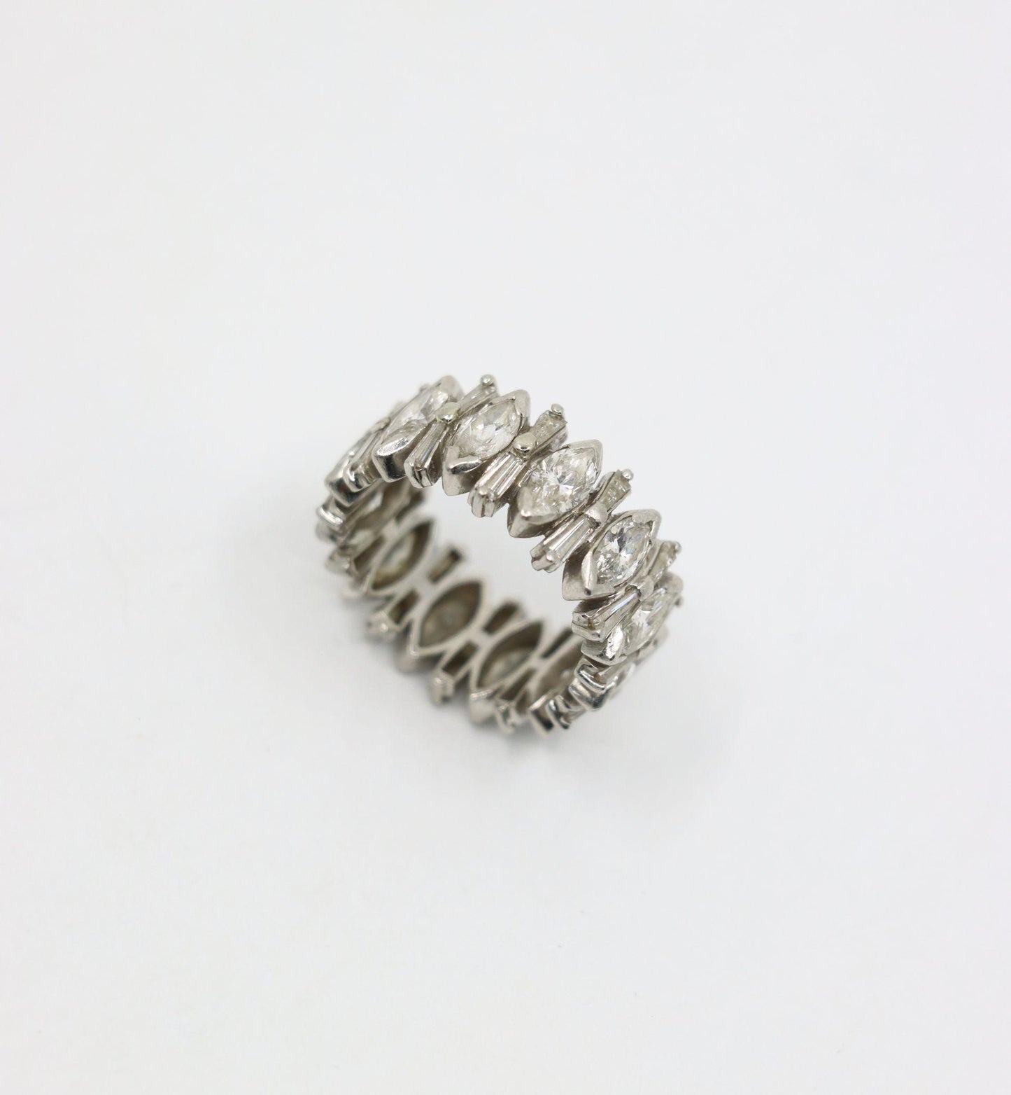 Platinum Marquise Diamond Ring