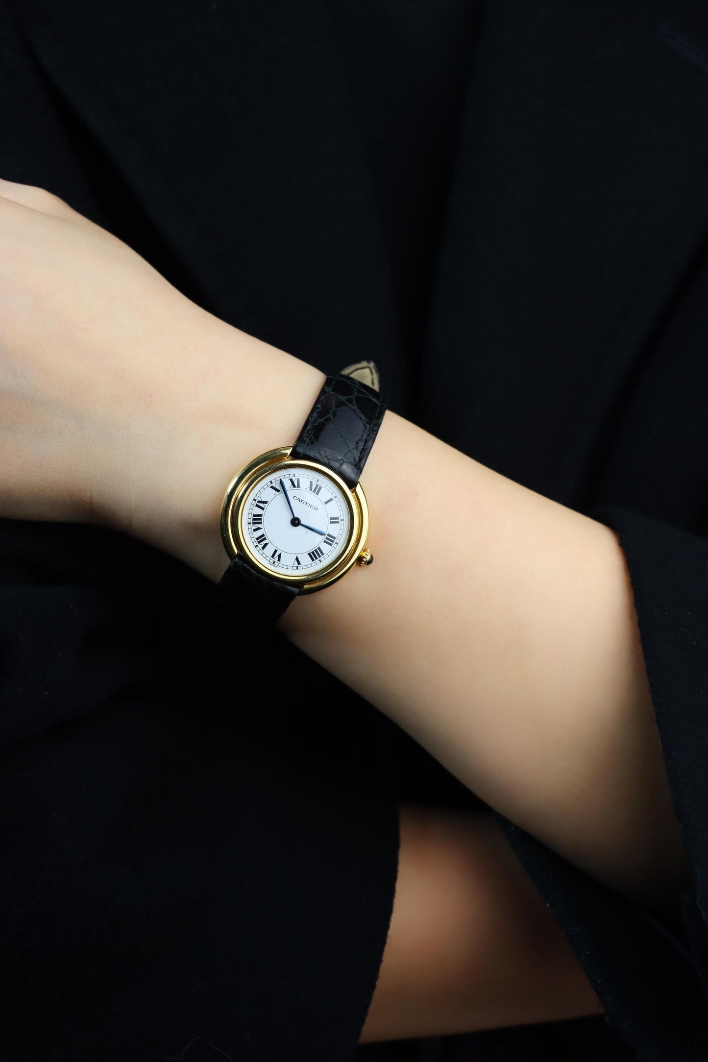 Vintage Cartier Vendome 18K Gold Watch
