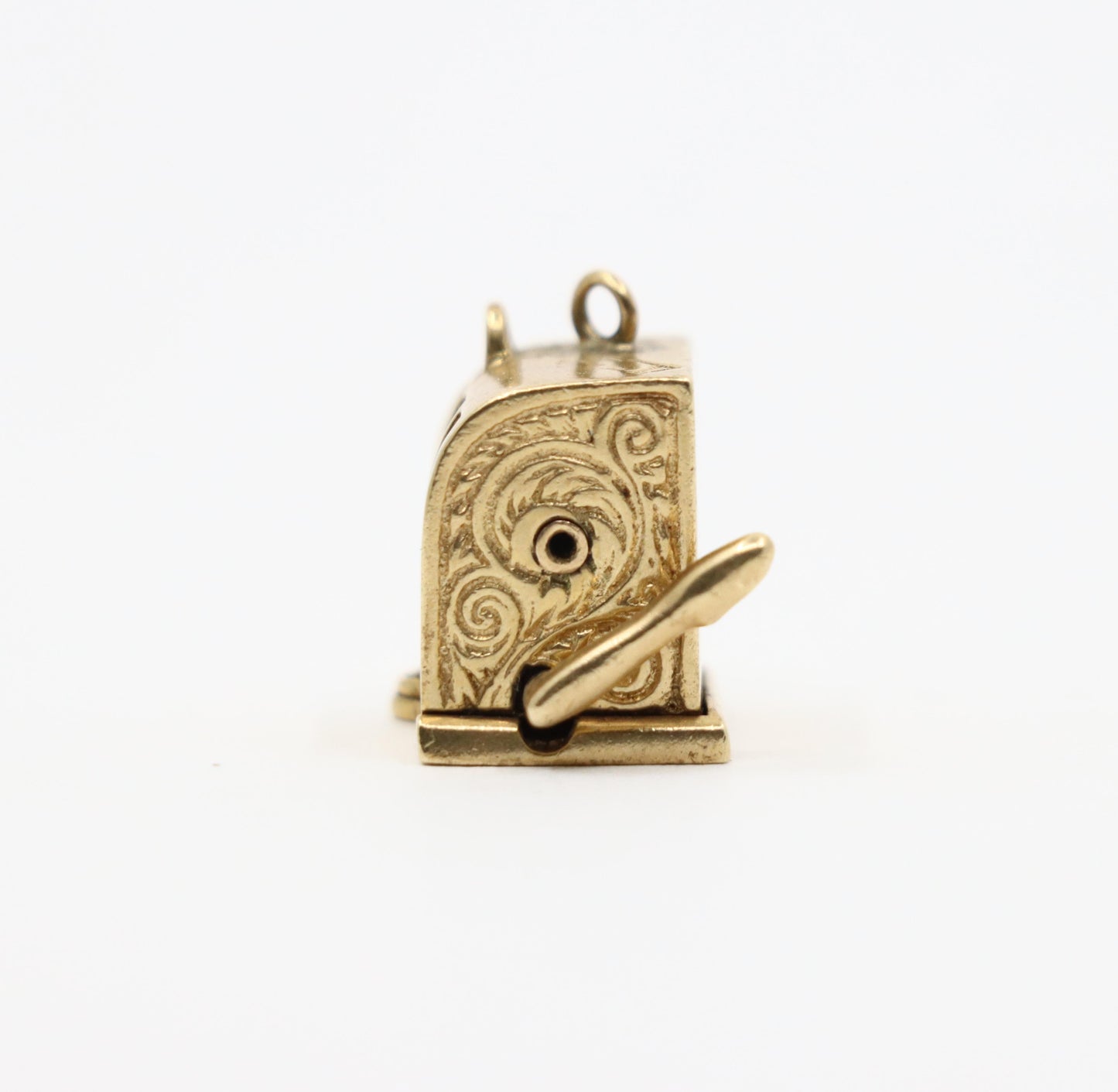 14K Gold Movable Slot Machine Charm