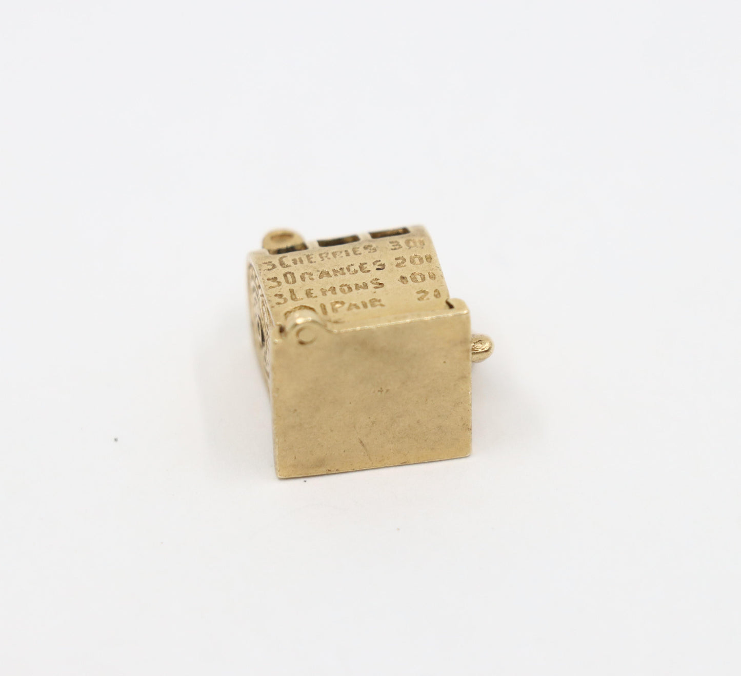 14K Gold Movable Slot Machine Charm