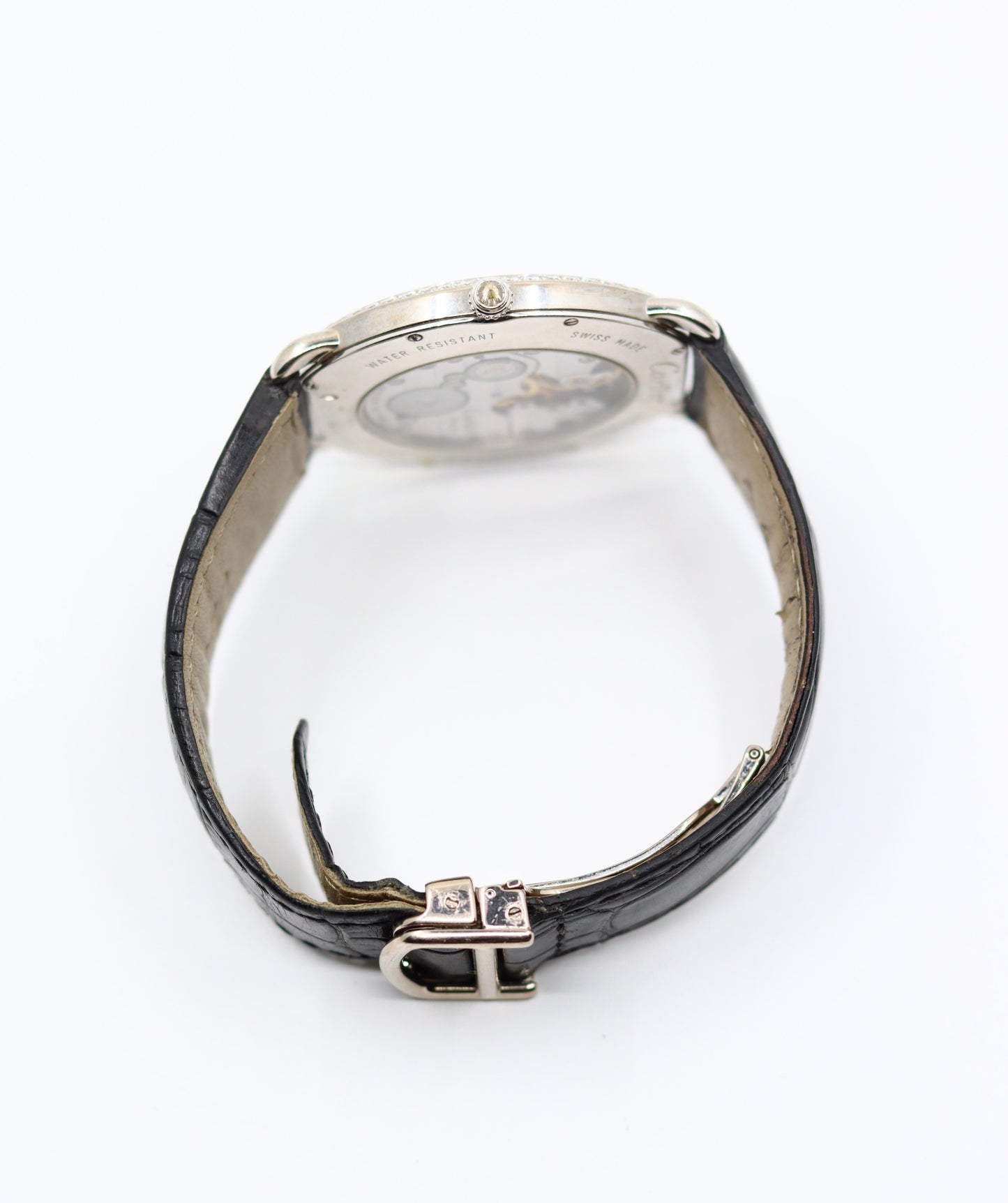 Cartier Ronde Louis 18K White Gold Diamond Watch