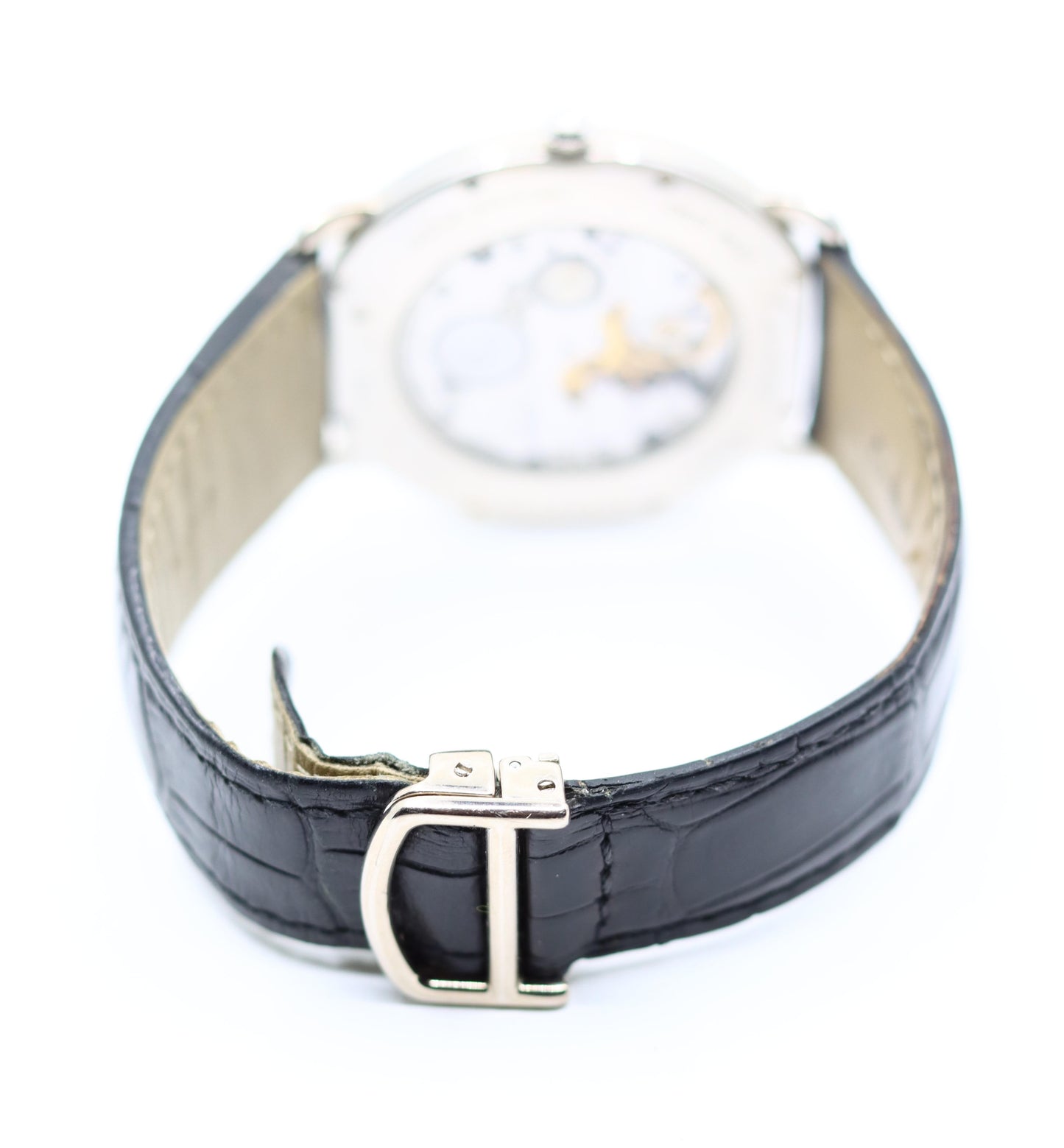 Cartier Ronde Louis 18K White Gold Diamond Watch