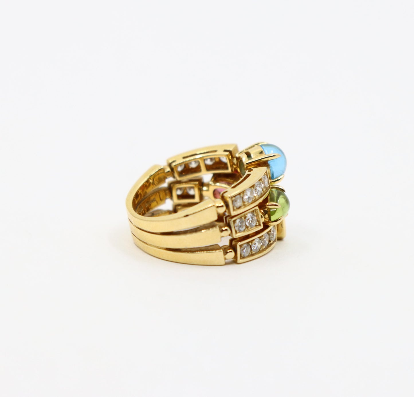 Bulgari Allegra Diamond & Multi-gemstone Ring