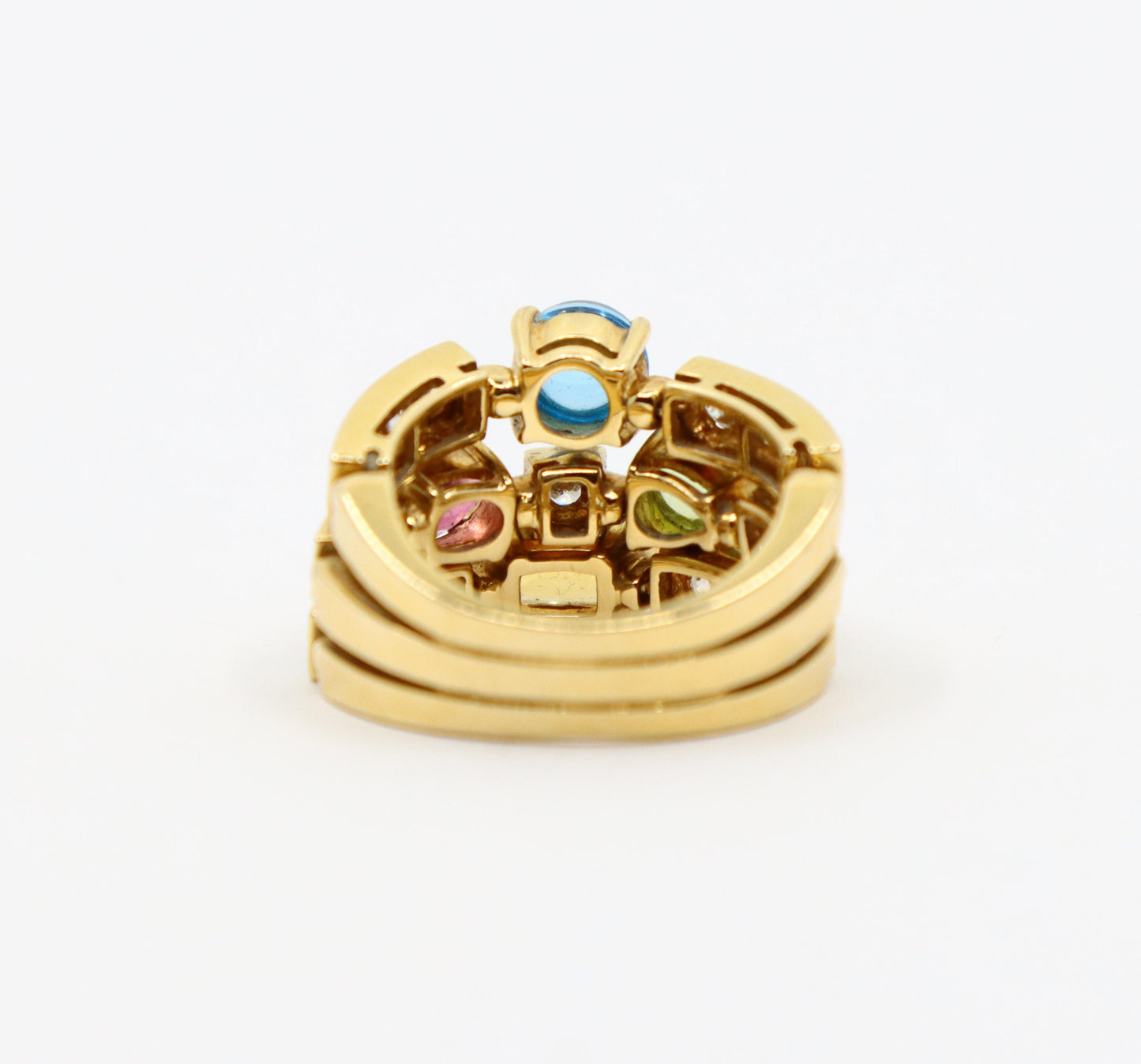 Bulgari Allegra Diamond & Multi-gemstone Ring
