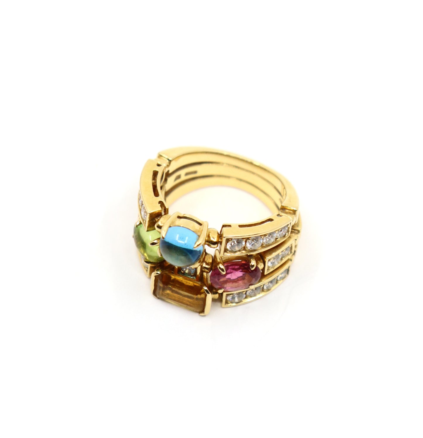 Bulgari Allegra Diamond & Multi-gemstone Ring