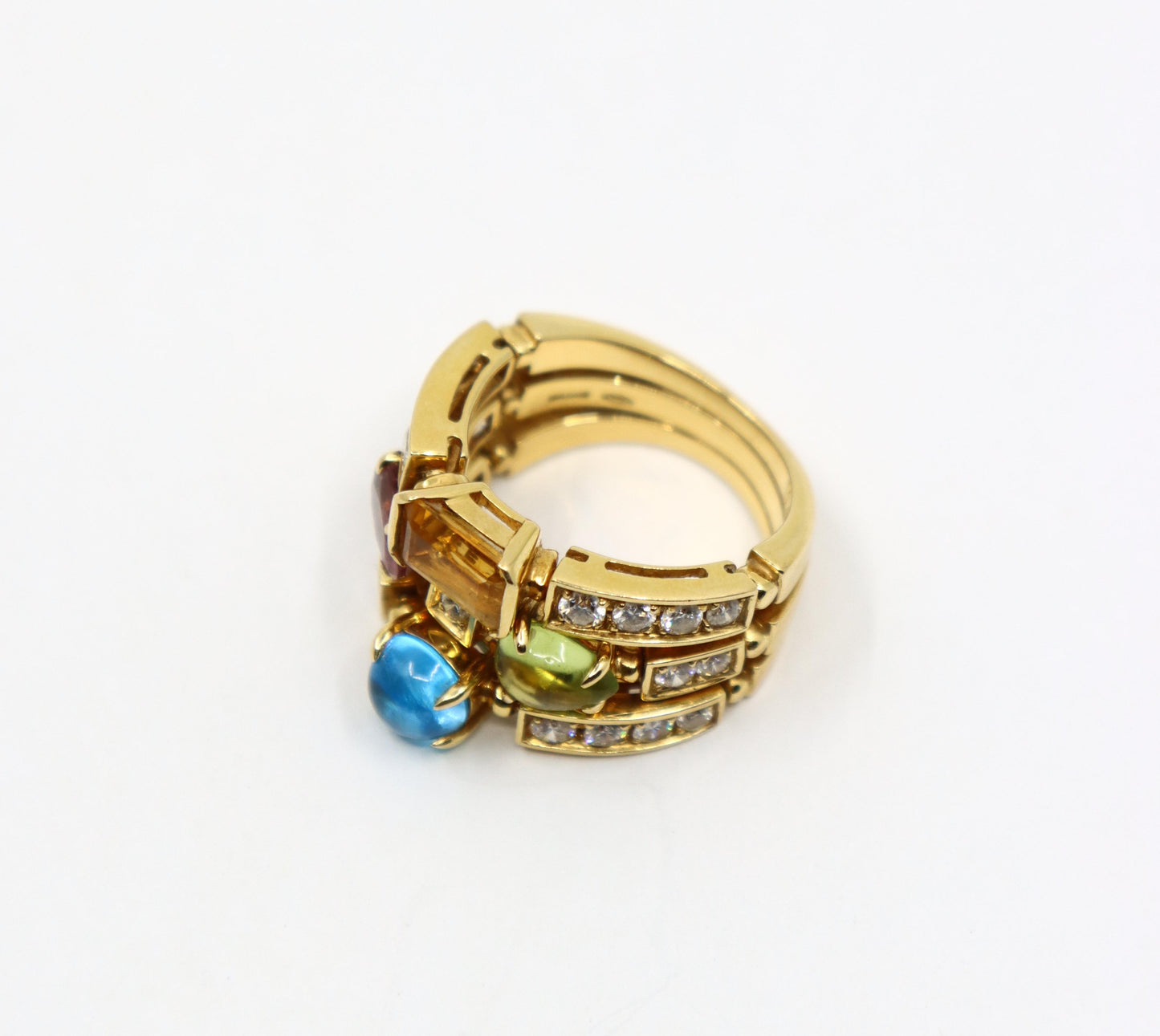 Bulgari Allegra Diamond & Multi-gemstone Ring