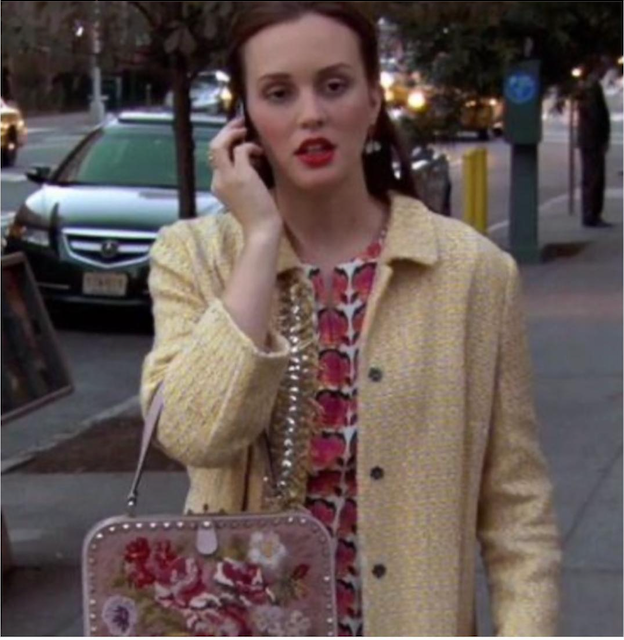 Vintage Dolce & Gabbana Yellow Tweed Embellished Jacket