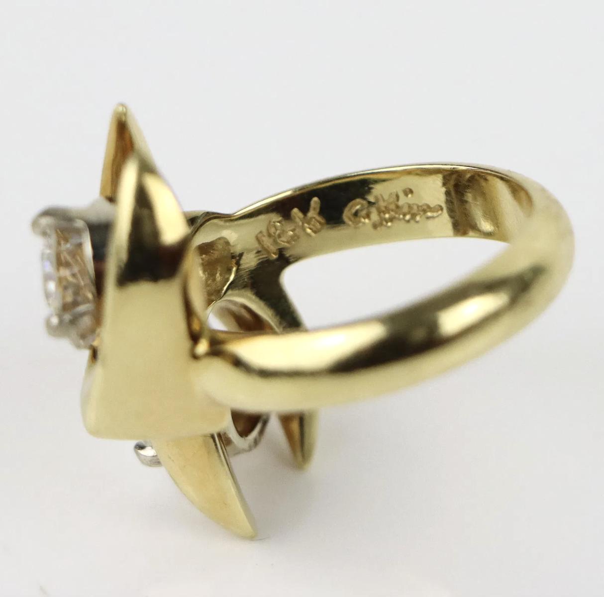 18K Gold GIA Certified Toi et Moi Diamond Ring