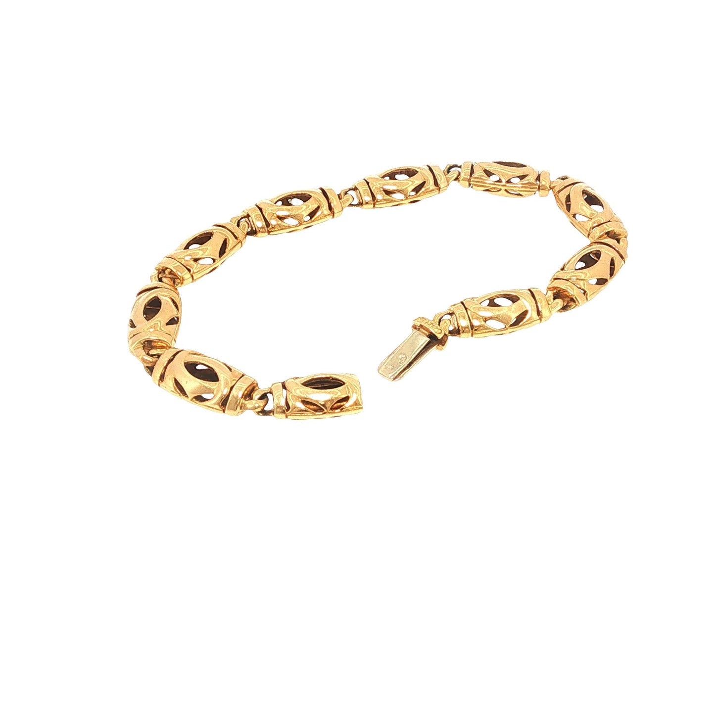 Vintage Cartier C De Cartier 18K Gold Bracelet
