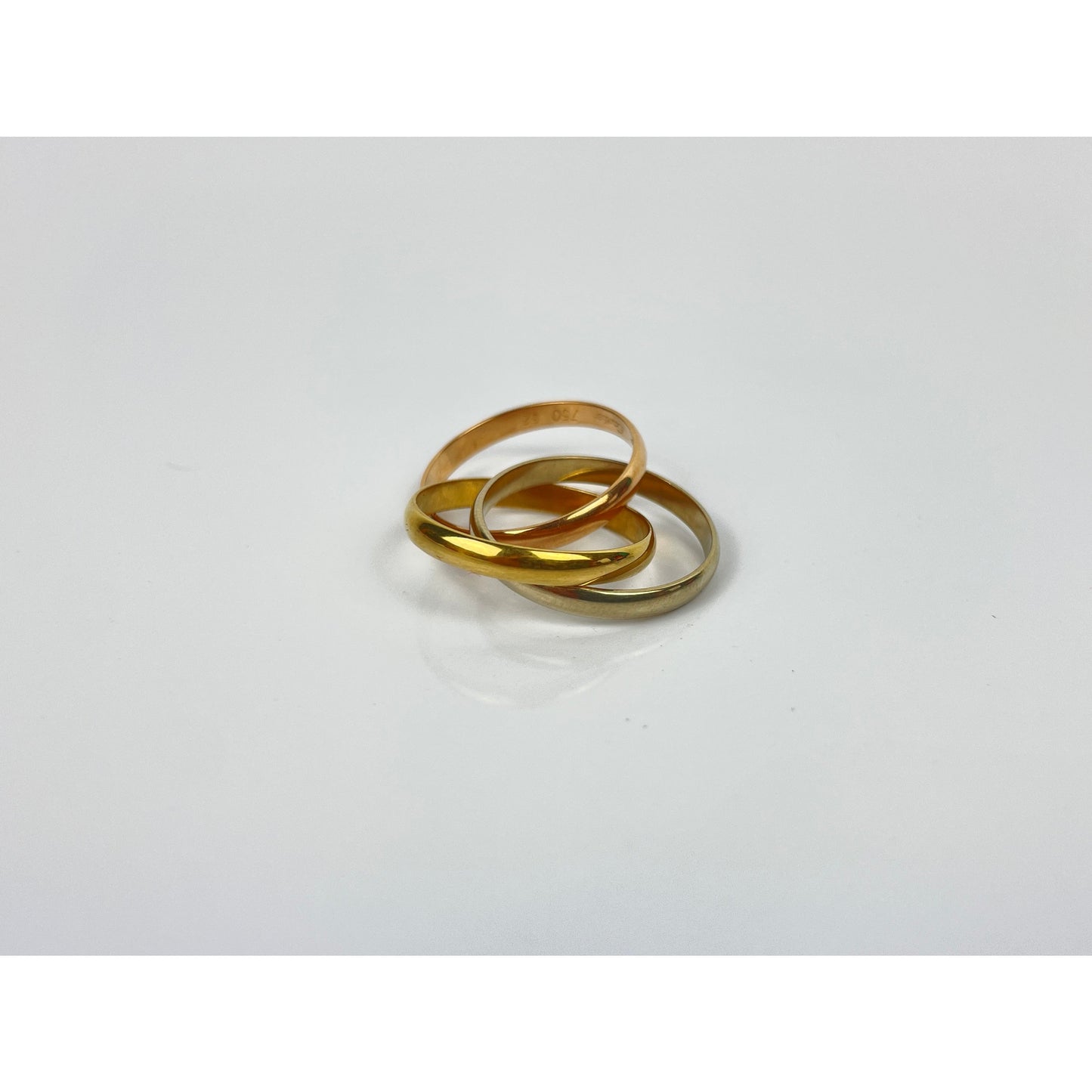 Vintage Cartier Trinity 18k Gold Ring