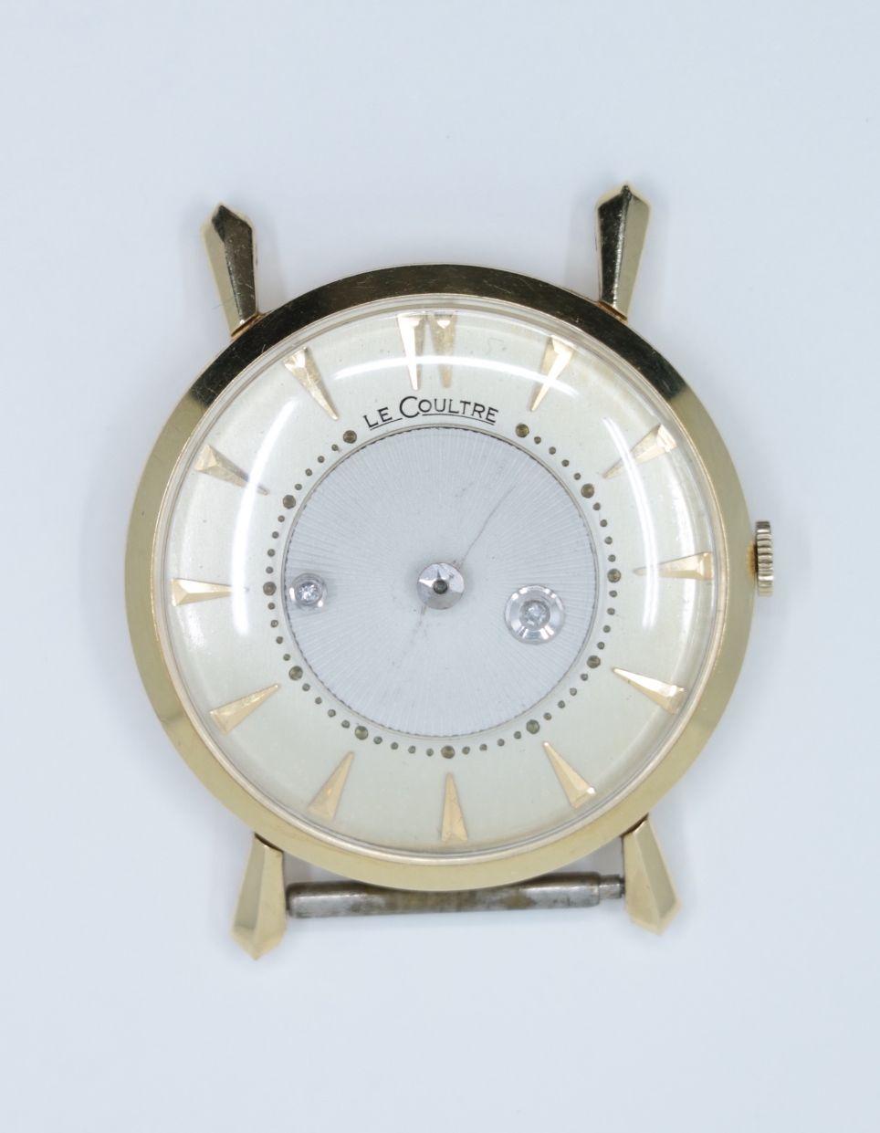 Vintage Jaeger LeCoultre 14K Gold Diamond Mystery Watch