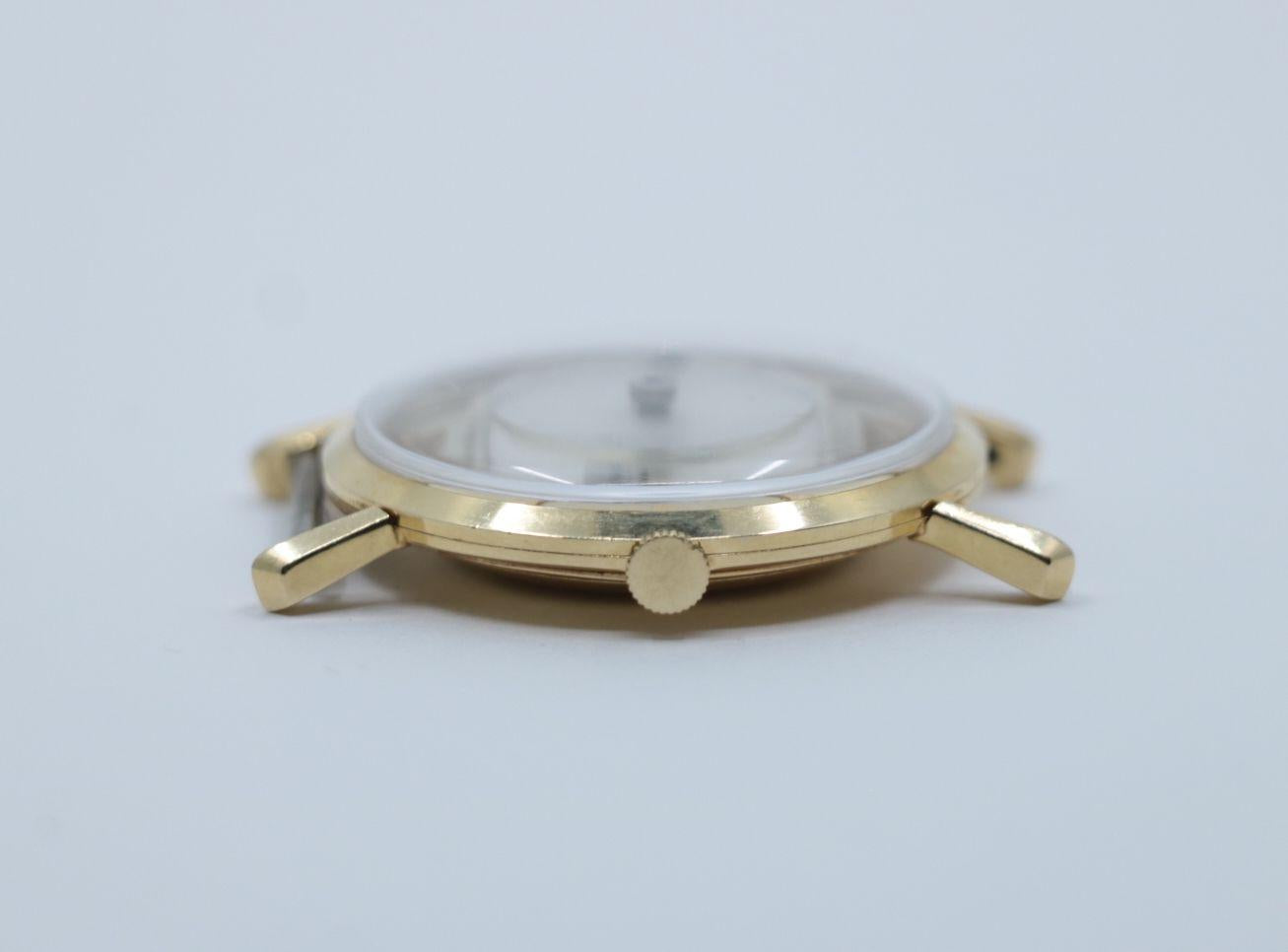 Vintage Jaeger LeCoultre 14K Gold Diamond Mystery Watch