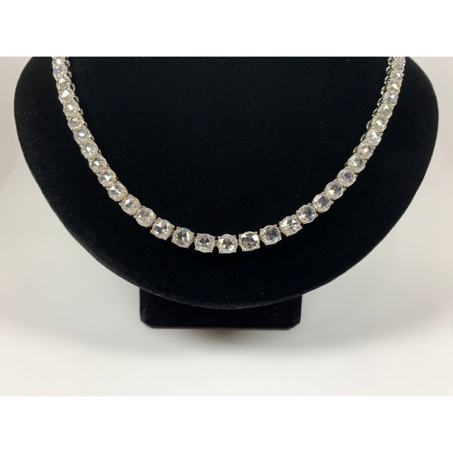 Stunning 27 Carat Diamond Riviera Necklace