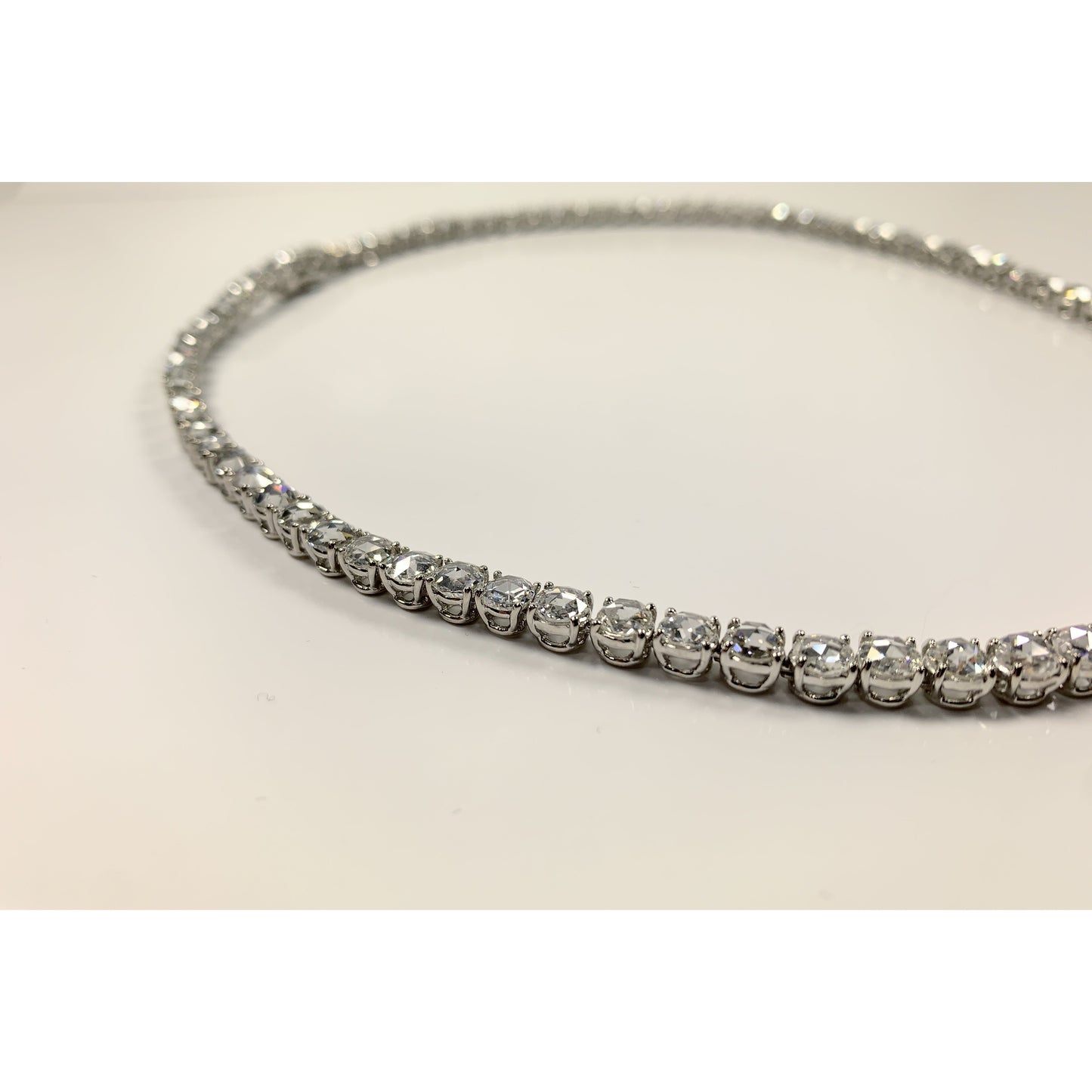 Stunning 27 Carat Diamond Riviera Necklace