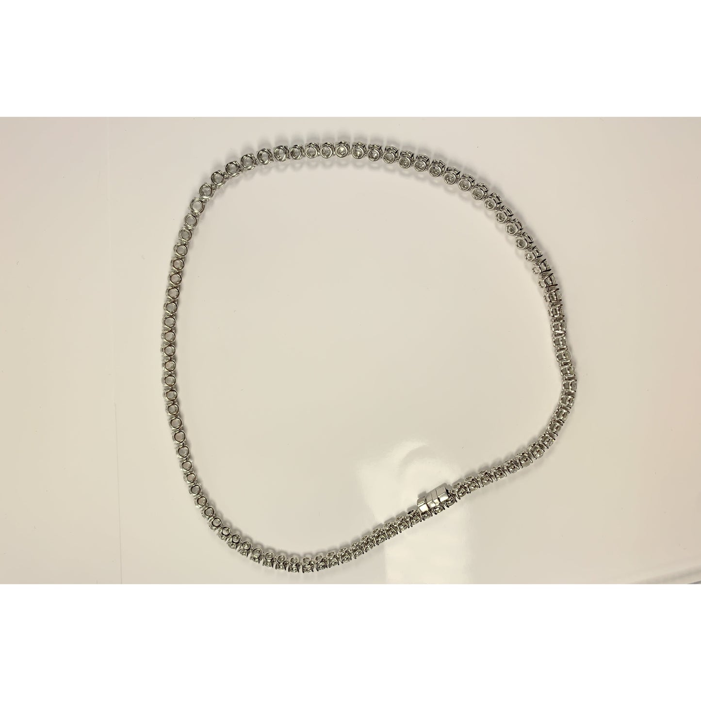 Stunning 27 Carat Diamond Riviera Necklace