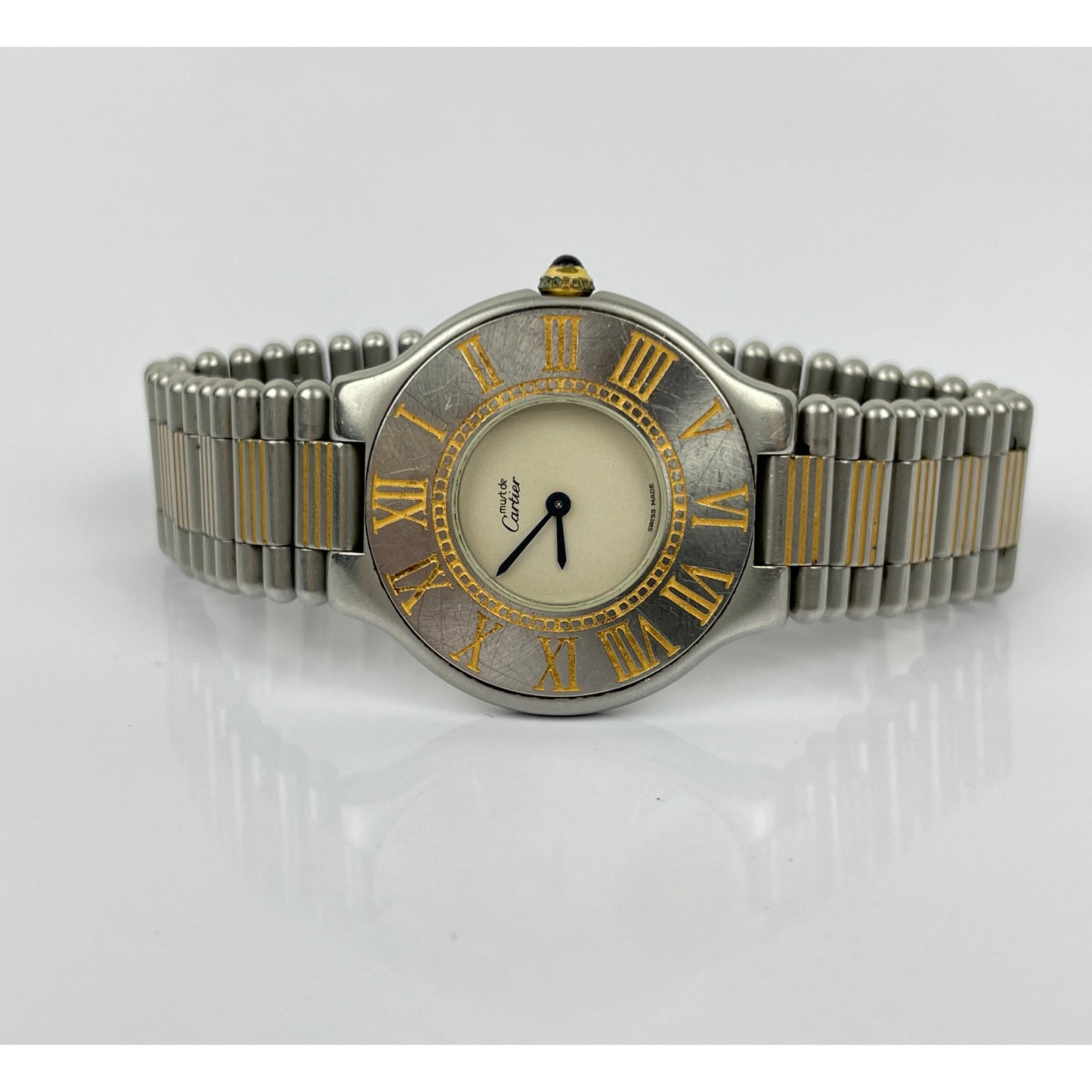 Vintage Cartier Must 21 Two Tone Watch