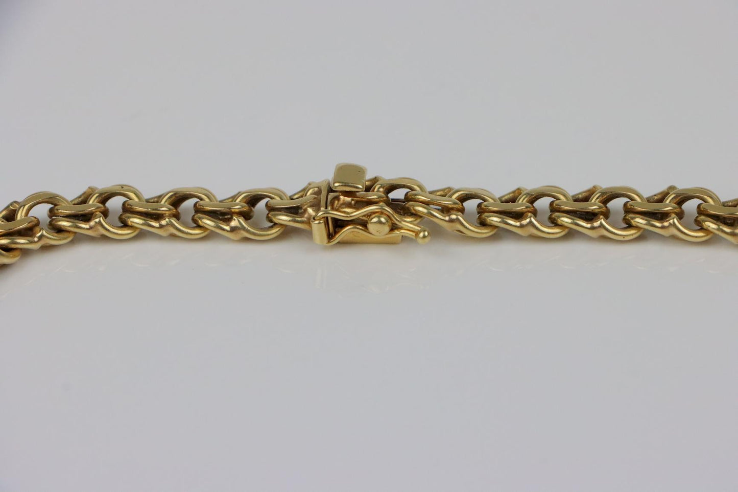 Heavy Retro Cartier 14K Gold Chain Necklace