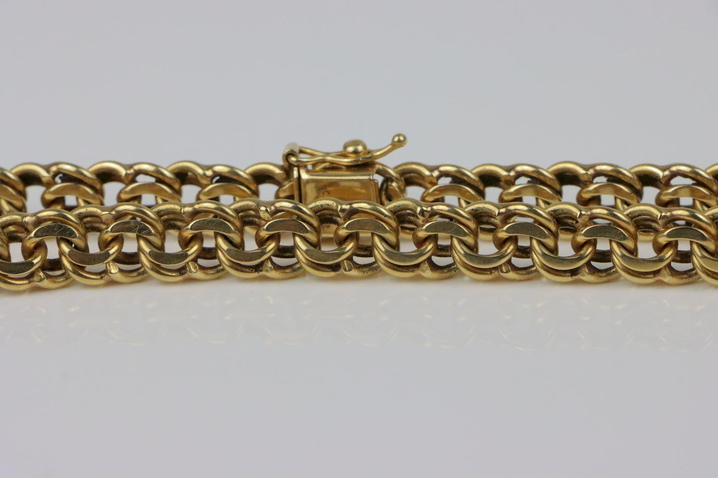 Heavy Retro Cartier 14K Gold Chain Necklace