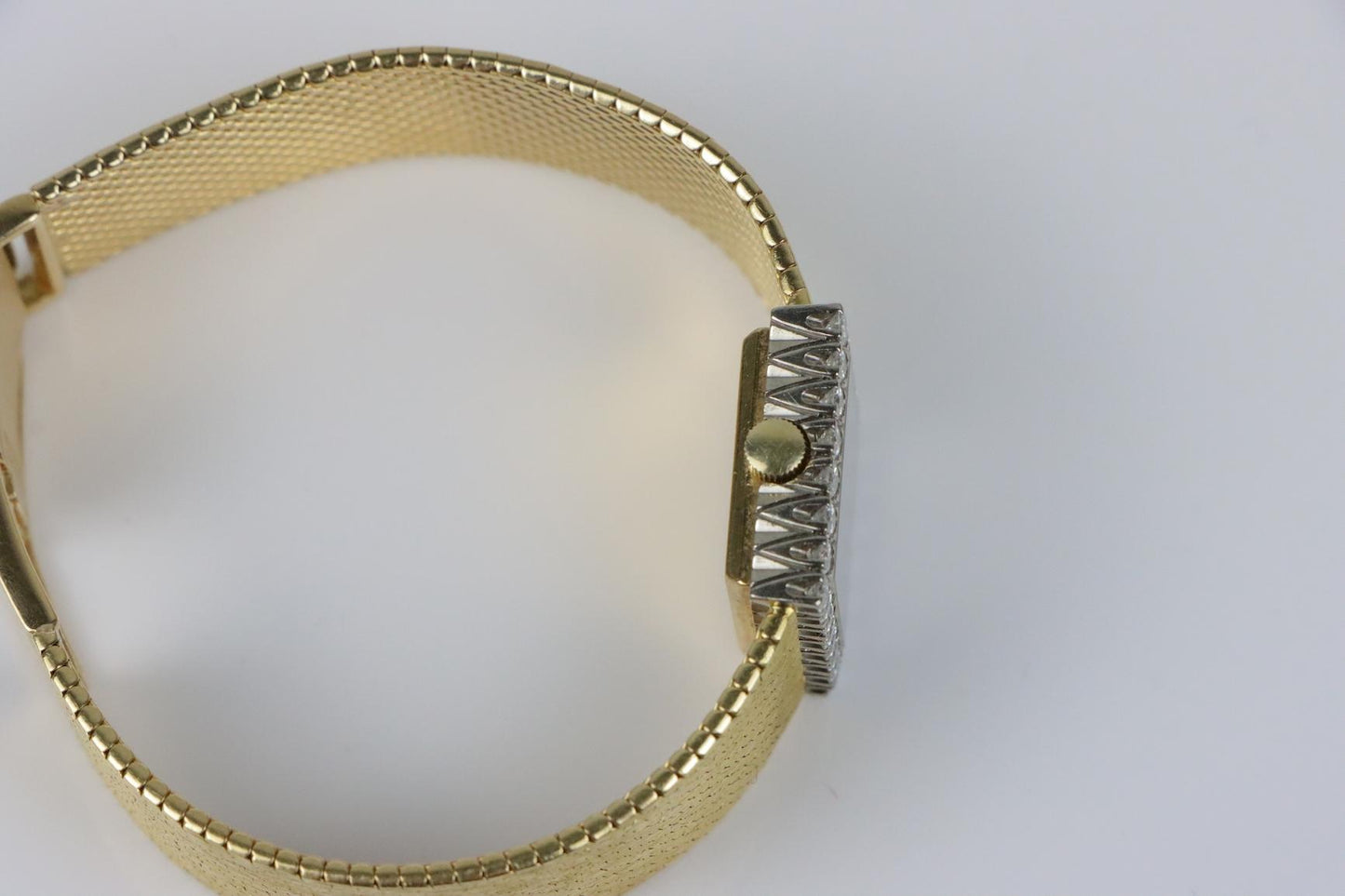 Patek Philippe 18K Gold Diamond Ladies Watch Bracelet