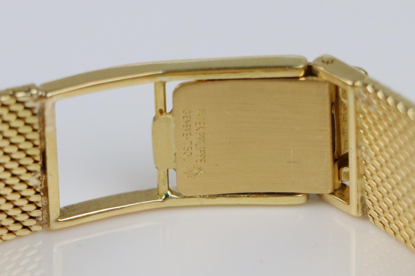 Patek Philippe 18K Gold Diamond Ladies Watch Bracelet