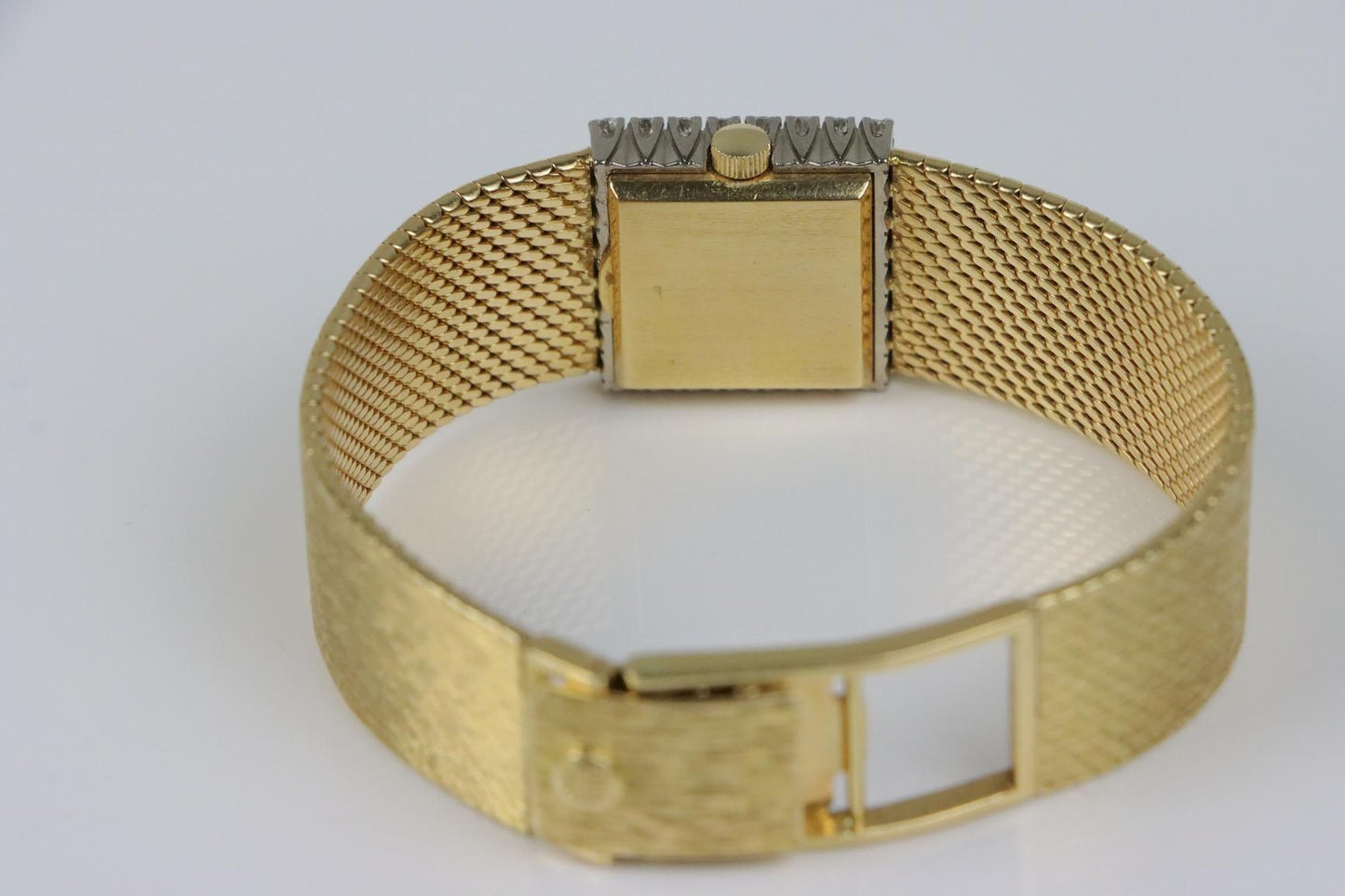 Patek Philippe 18K Gold Diamond Ladies Watch Bracelet