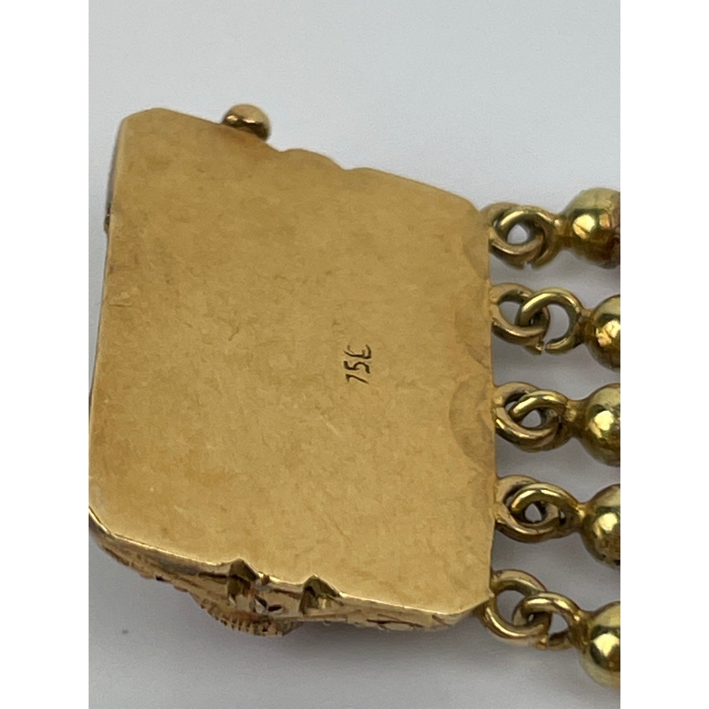 Vintage 18k Red Coral Bracelet