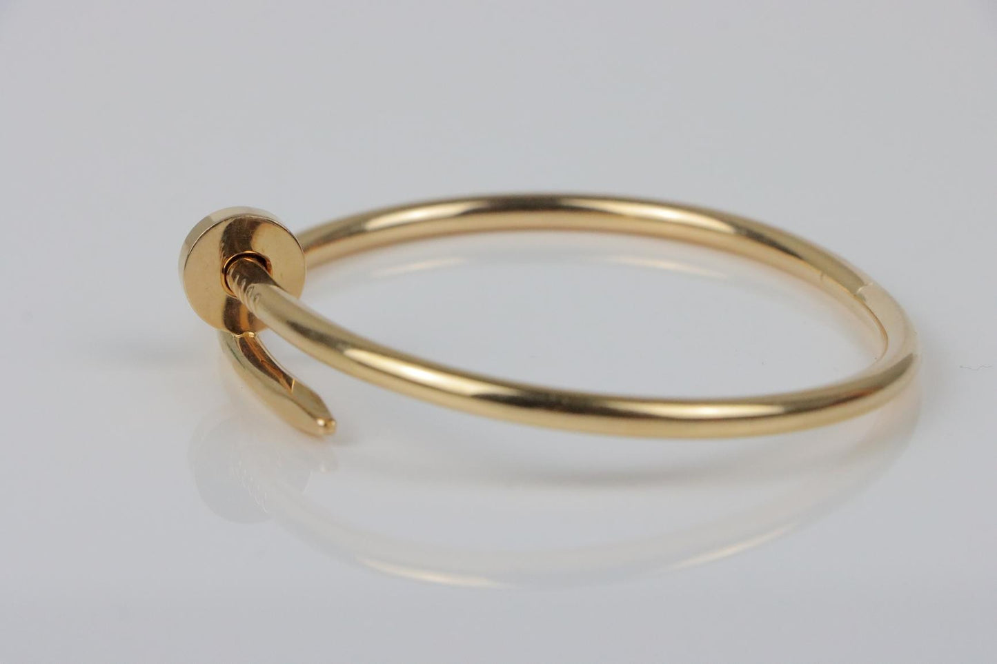 Cartier Rose Gold Juste Un Clou Nail Bracelet SIZE 19
