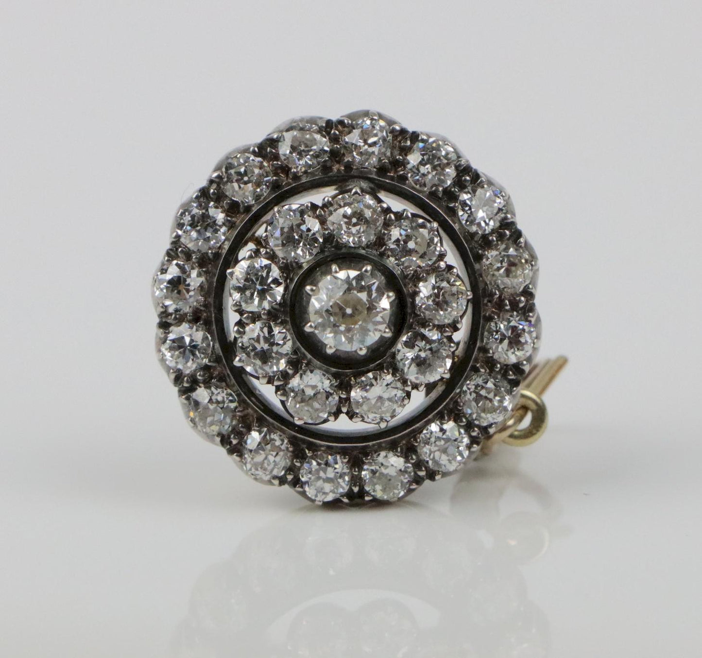 Antique Convertible Platinum Carat Diamond Pendant Brooch