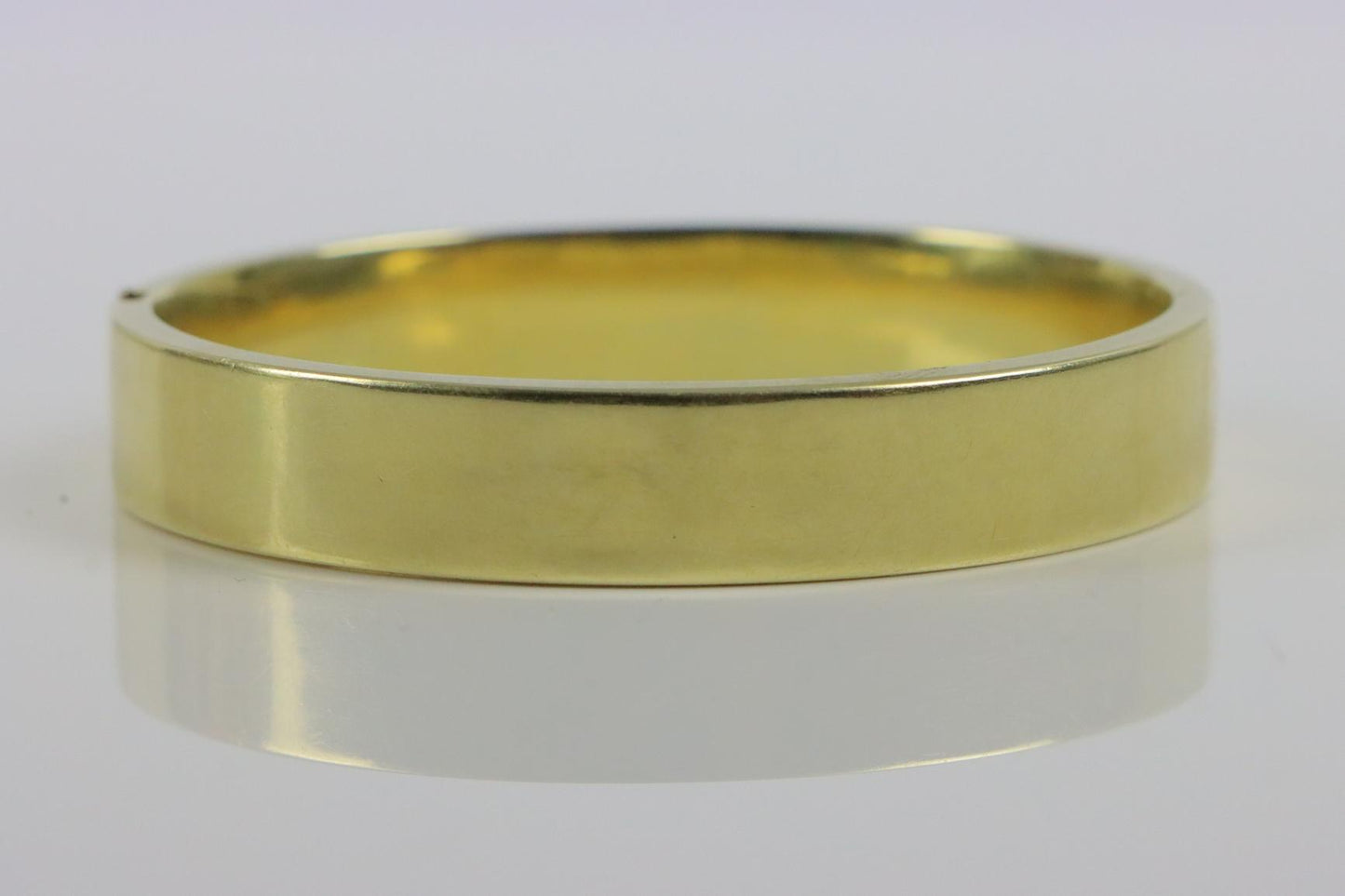 Victorian 14K Gold & Diamond Bangle Bracelet