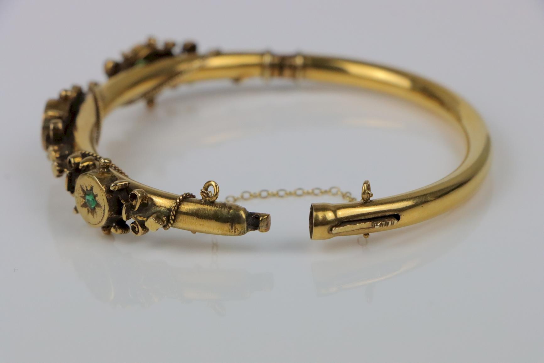 Victorian 14K Gold Bangle