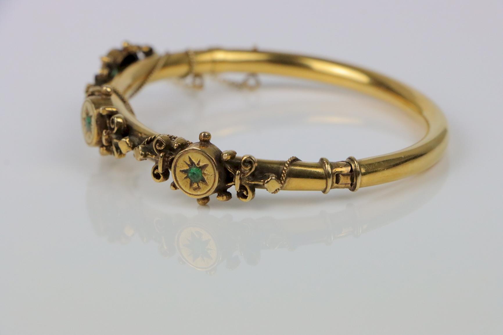 Victorian 14K Gold Bangle