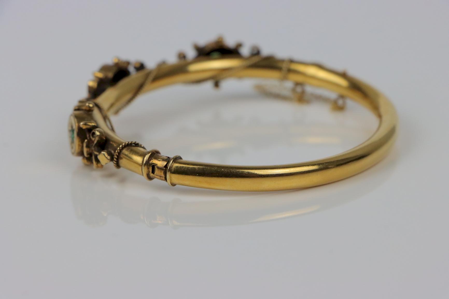 Victorian 14K Gold Bangle